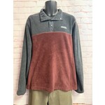 Columbia, Gray, Burgundy, Pullover, Men's, L