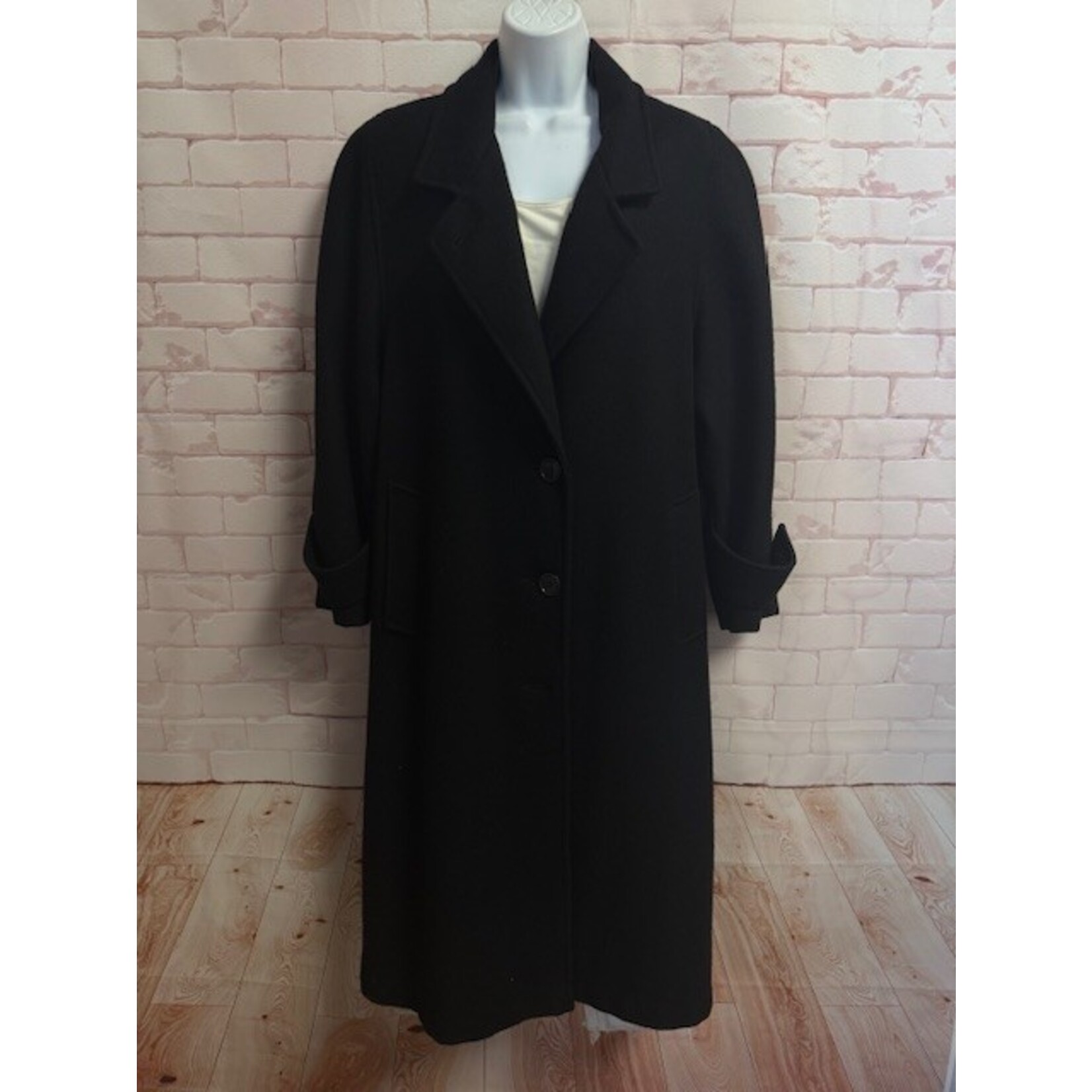VINTAGE, Miss New Yorker, Black, Wool, Coat, 10