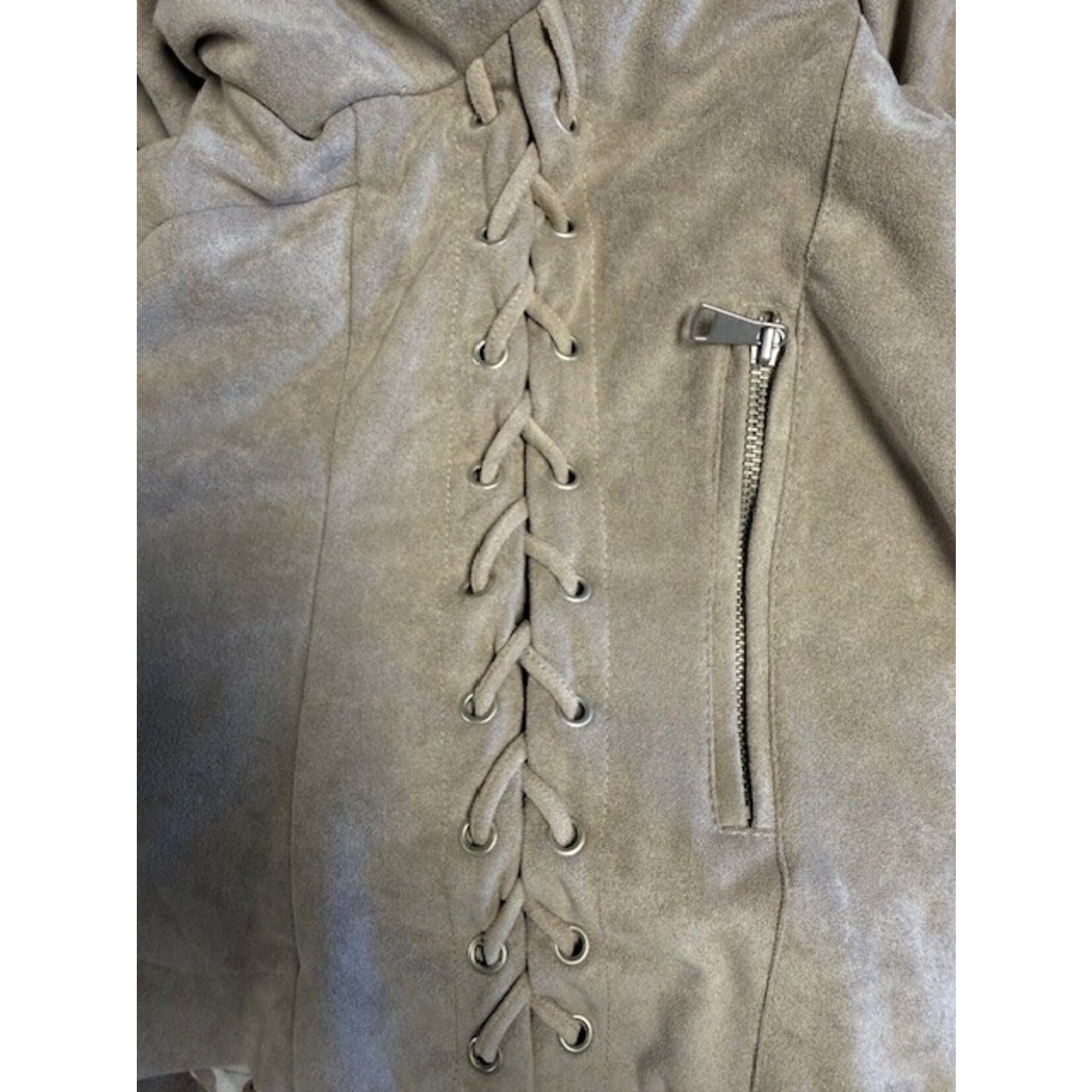 Anna Cai, Beige, Jacket, Large