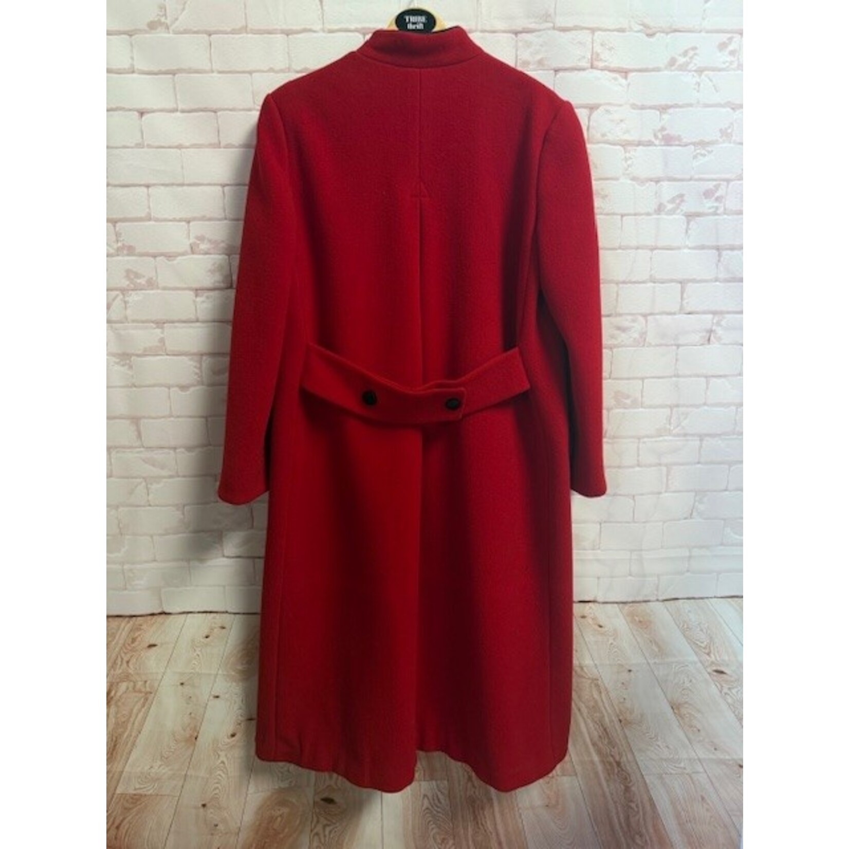 Ilie Wacs, Montaldo, Red, Long Coat, 12, VINTAGE