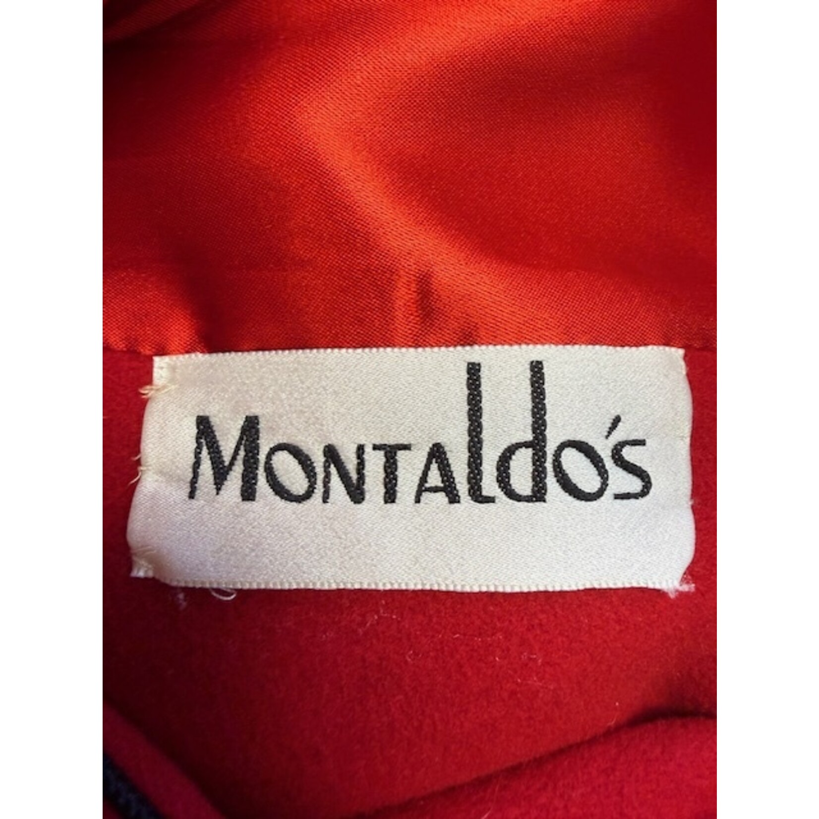 Ilie Wacs, Montaldo, Red, Long Coat, 12, VINTAGE