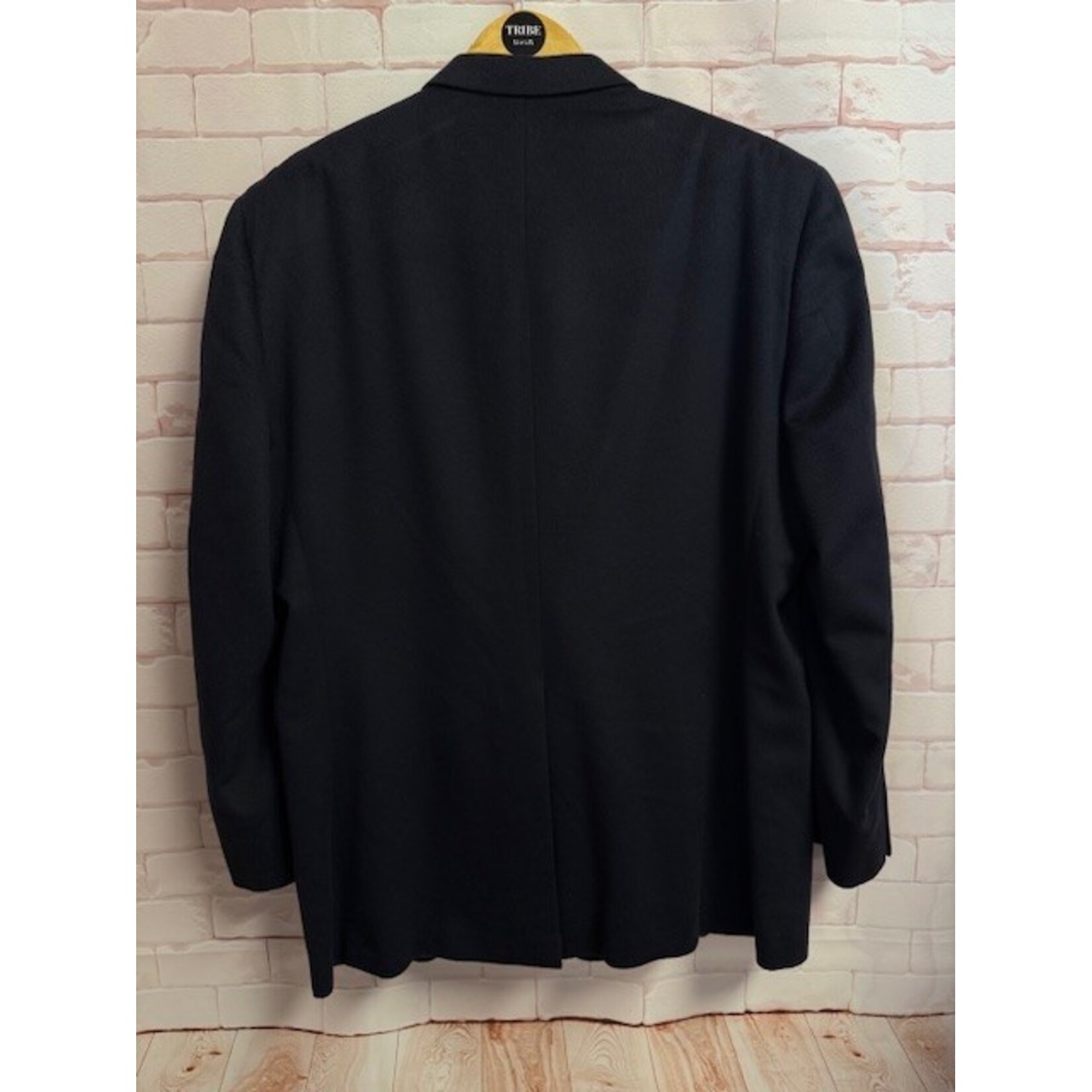 Filo A Mano, Tom James, Holland & Sherry, Black, Cashmere, Blazer, Men's, 50L