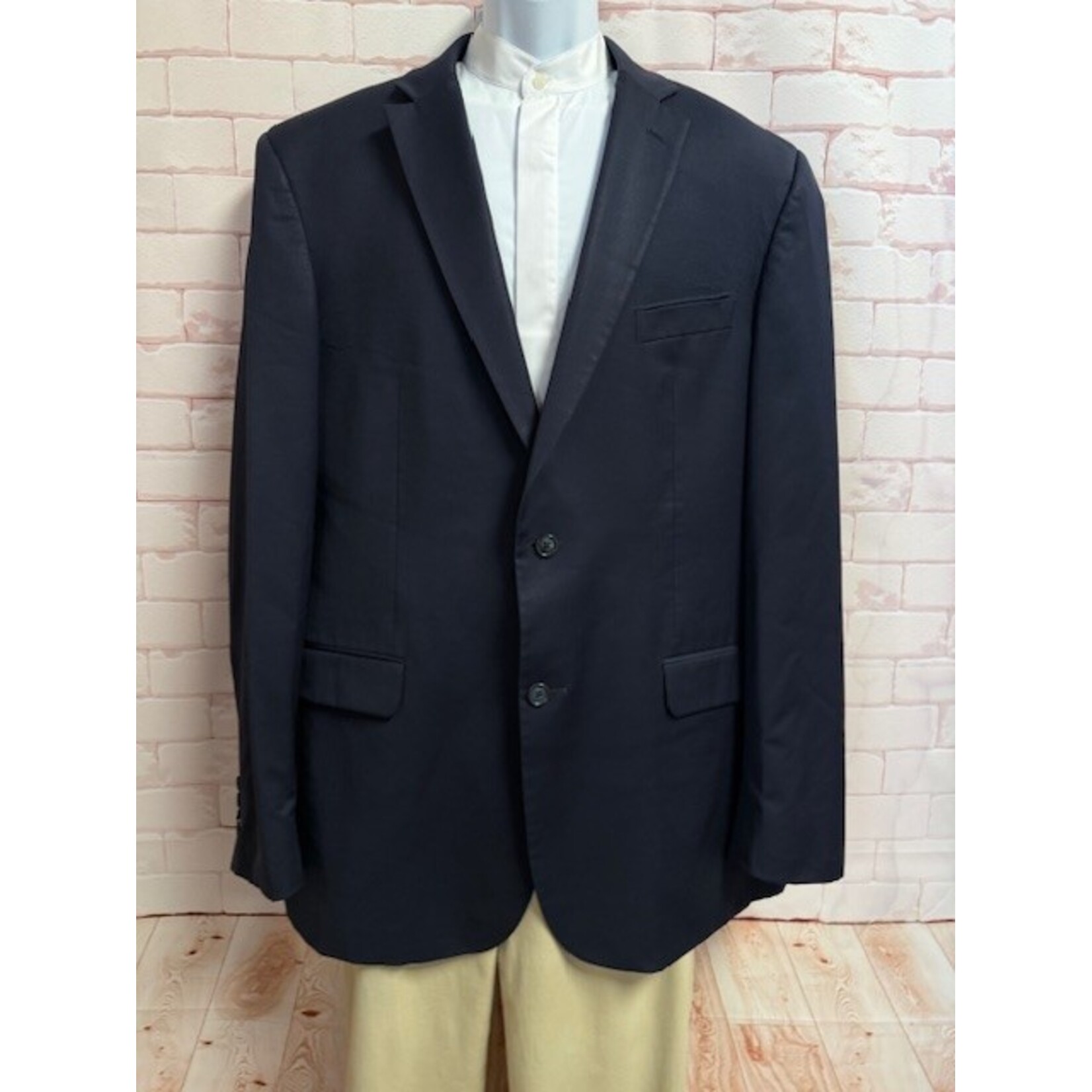 Jos A. Bank, Navy, Blazer, Men's, 48L