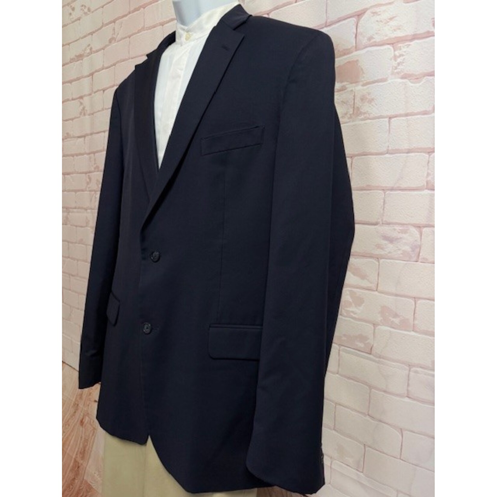 Jos A. Bank, Navy, Blazer, Men's, 48L