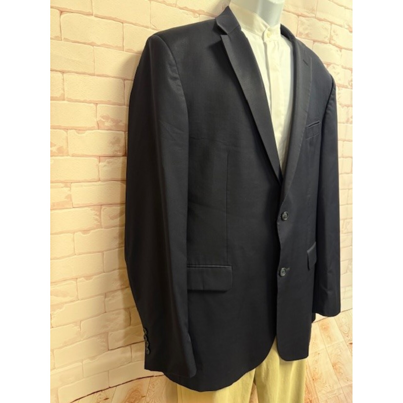 Jos A. Bank, Navy, Blazer, Men's, 48L