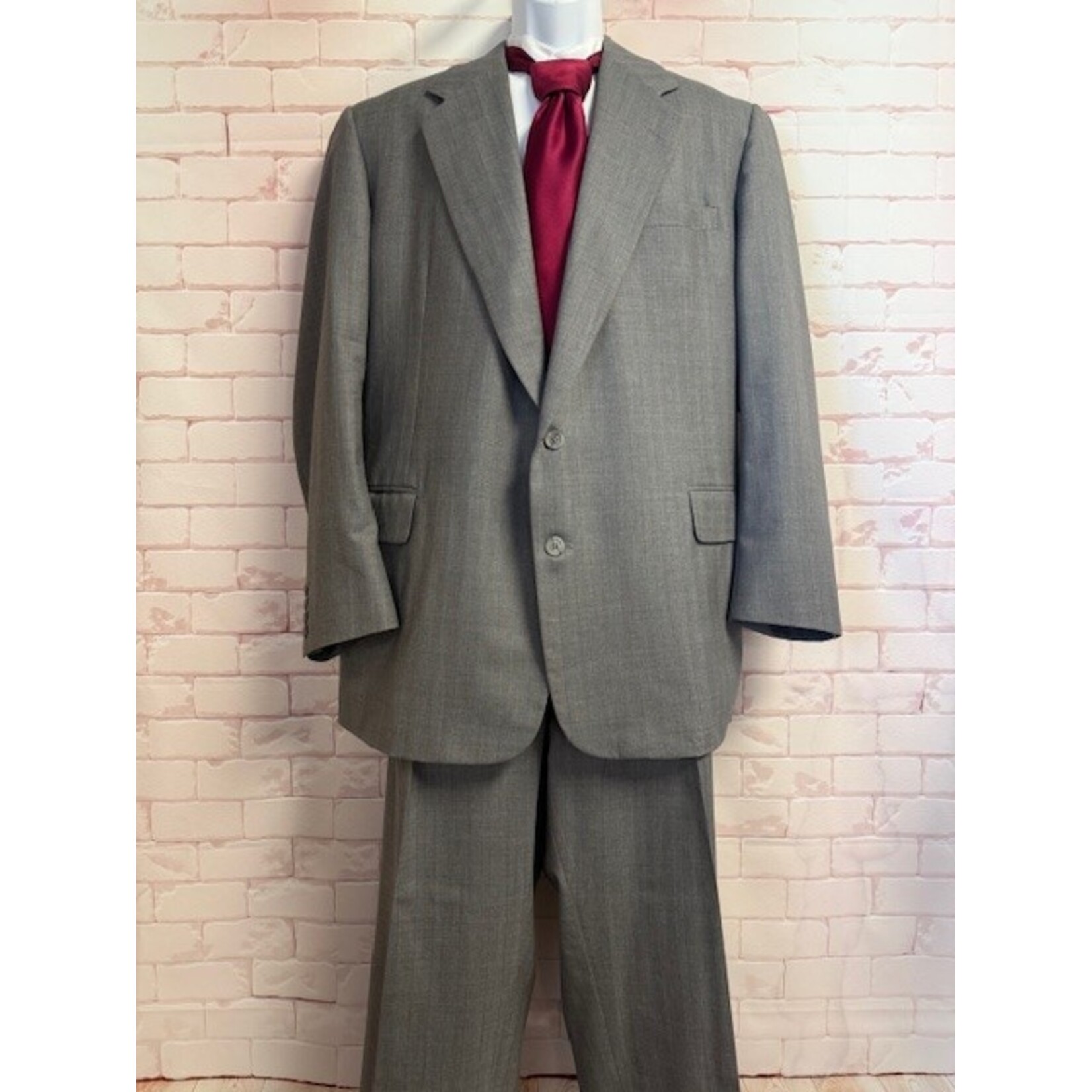 Royal Classic, Tom James, Gray, Suit, Men's, 50L / 42x31