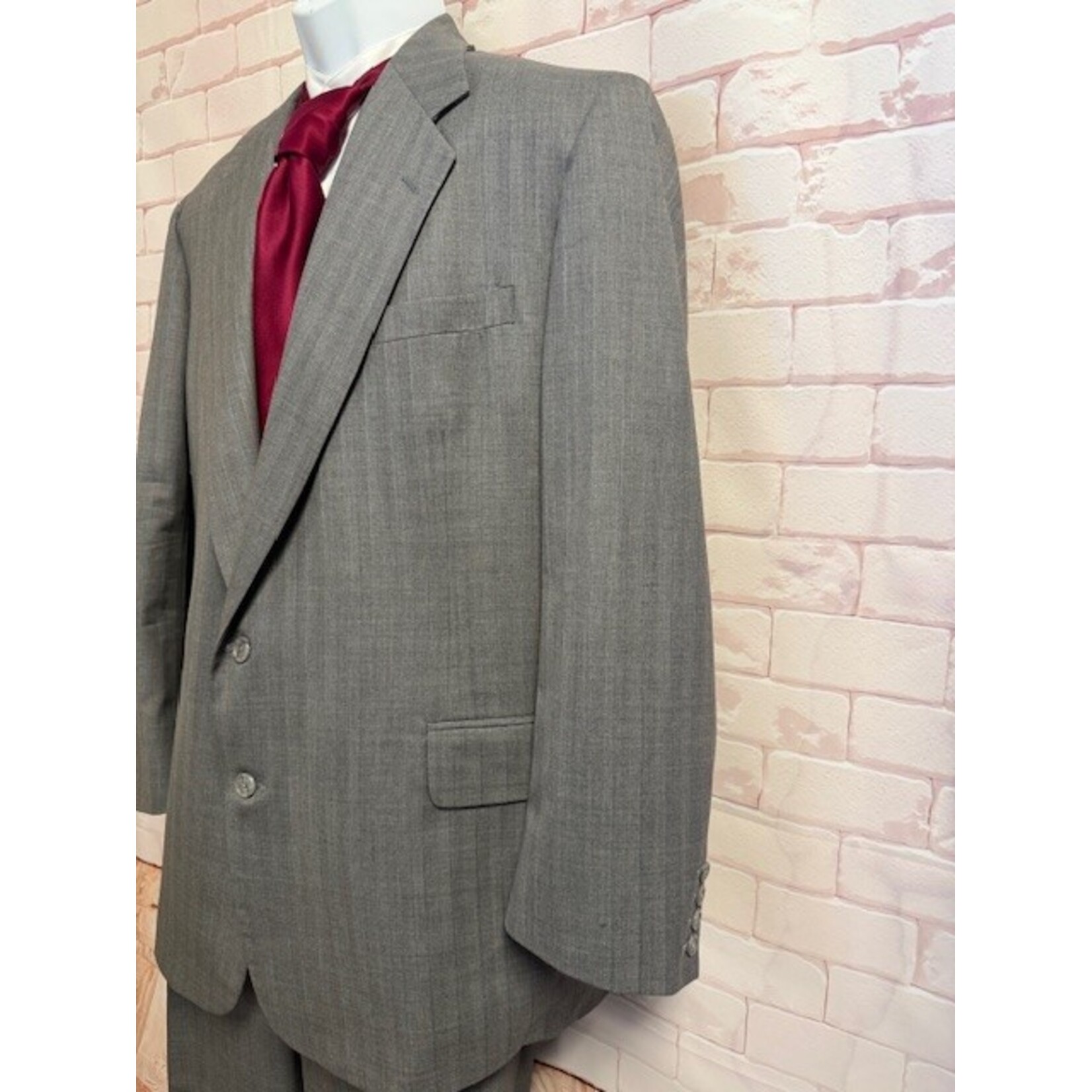 Royal Classic, Tom James, Gray, Suit, Men's, 50L / 42x31