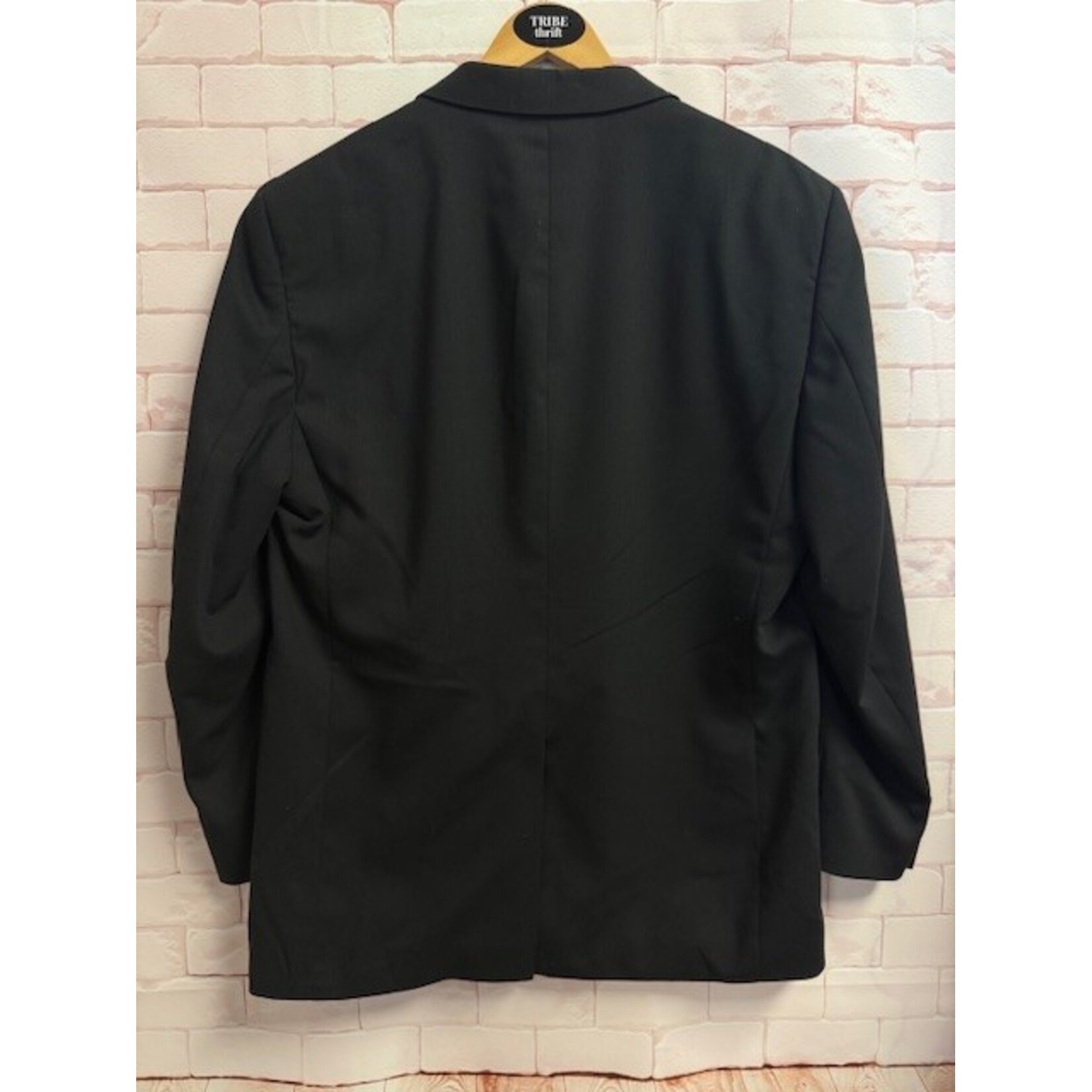 Jos. A Banks, Black, Suit, 46R / 36x32