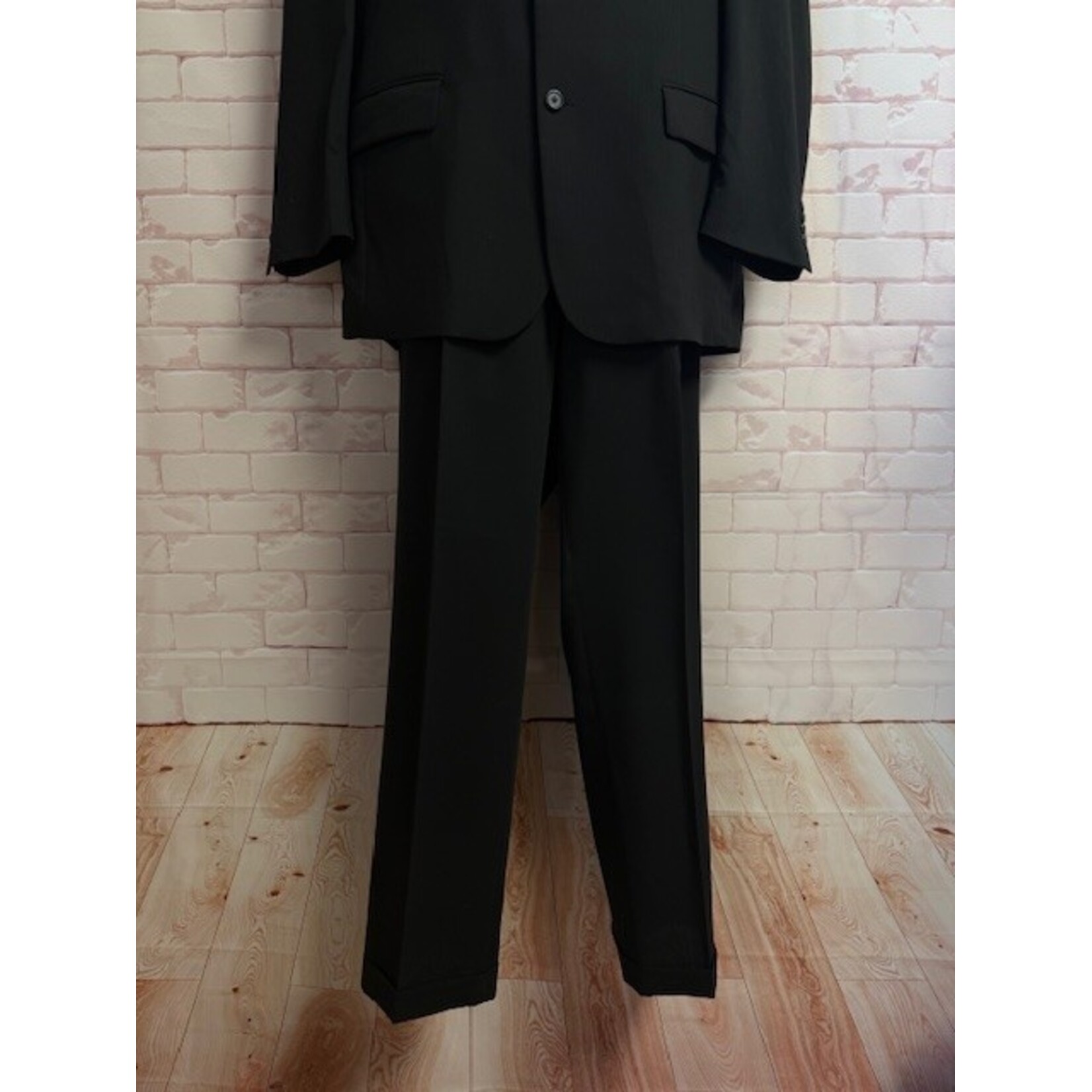 Jos. A Banks, Black, Suit, 46R / 36x32