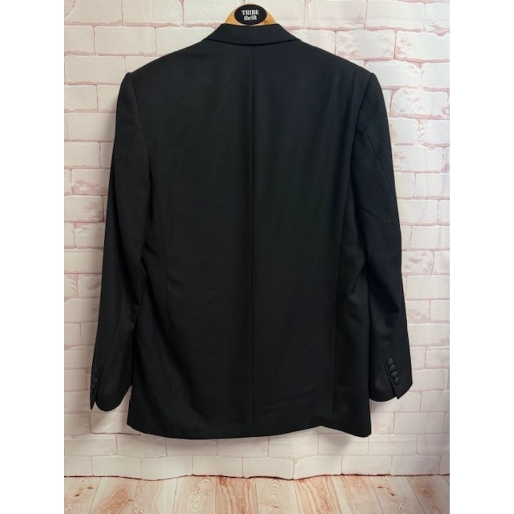 Corneliani, Black, Tuxedo, 44R / 38x42.5