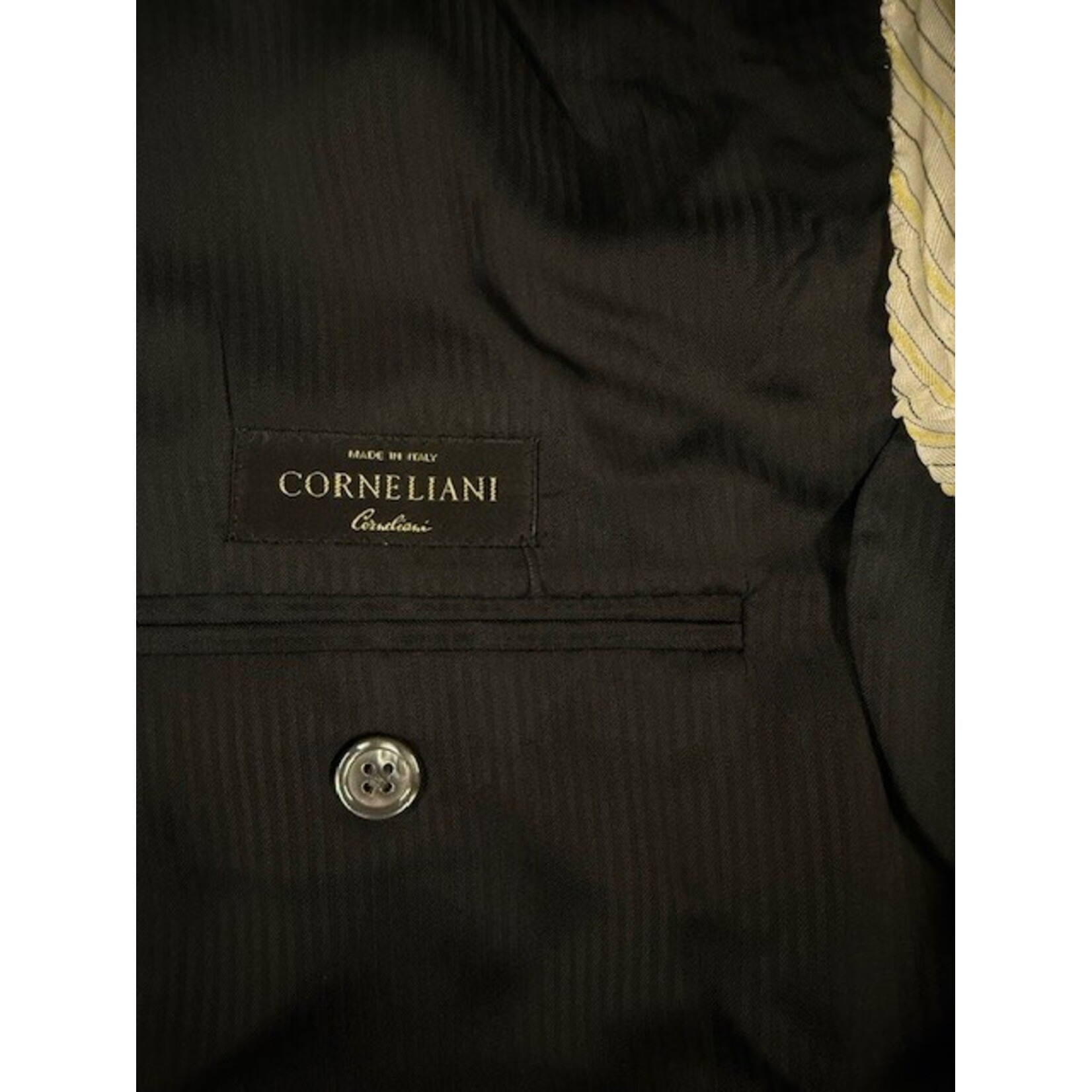 Corneliani, Black, Tuxedo, 44R / 38x42.5