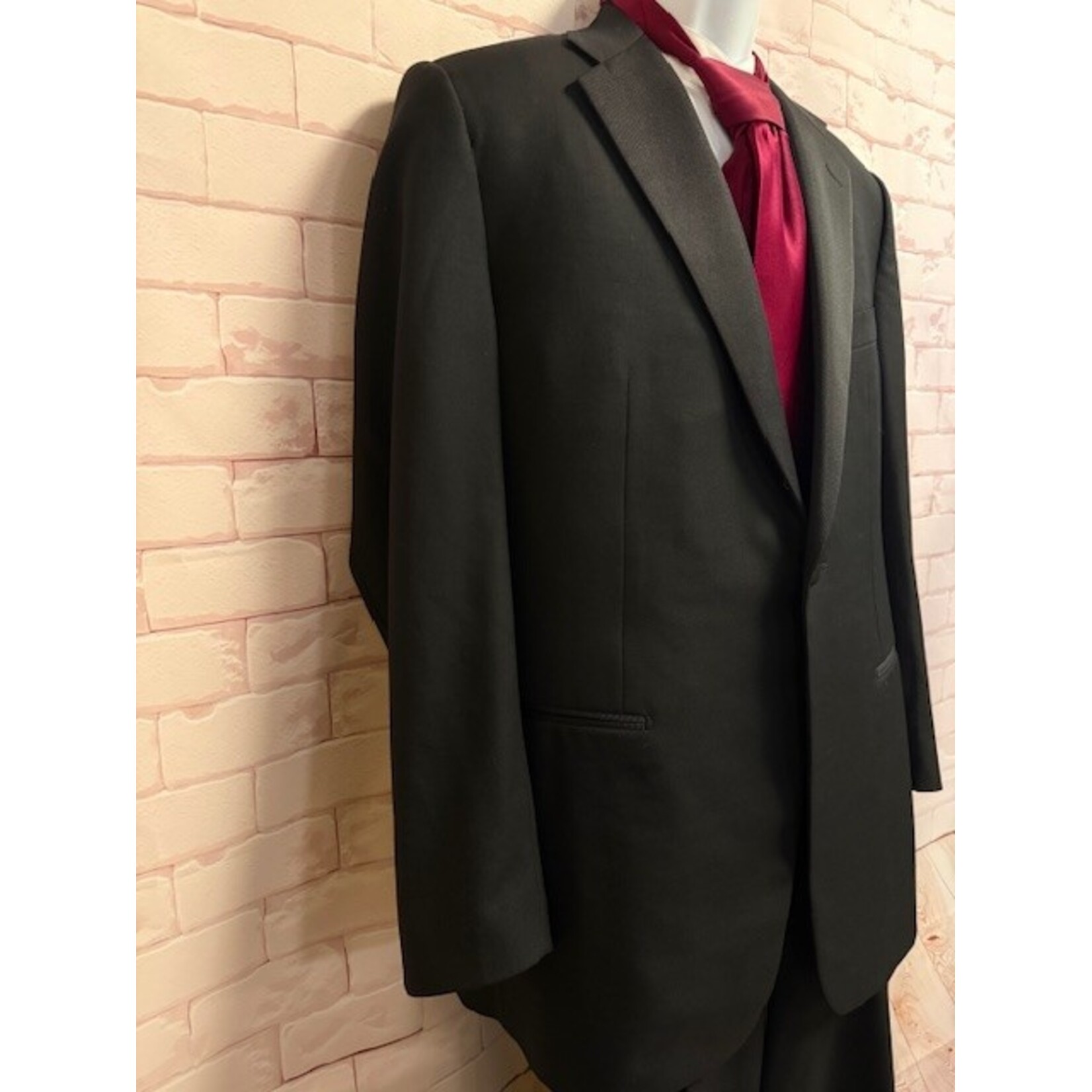 Corneliani, Black, Tuxedo, 44R / 38x42.5