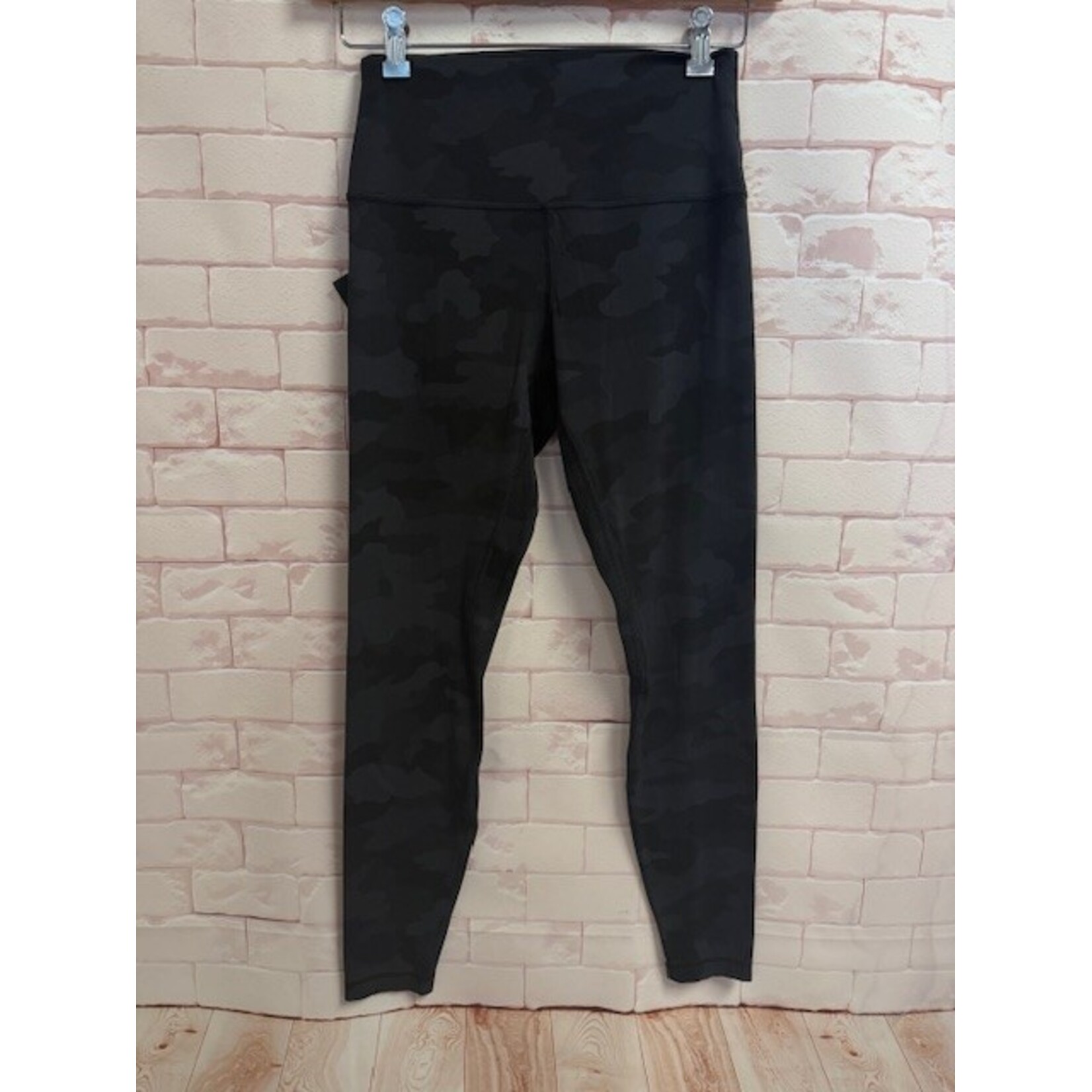 Lululemon, Black, Camo, Leggings, 6