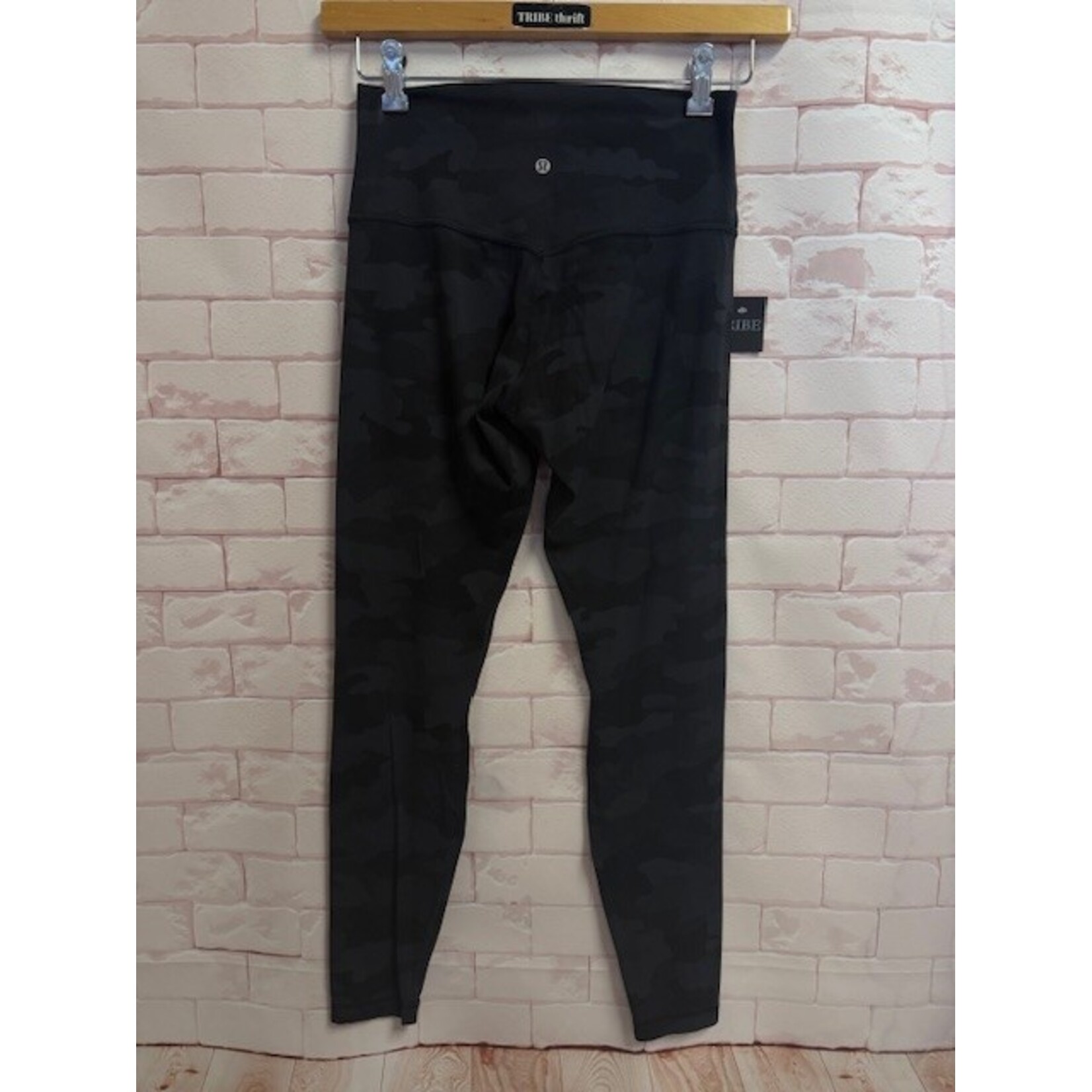 Lululemon, Black, Camo, Leggings, 6