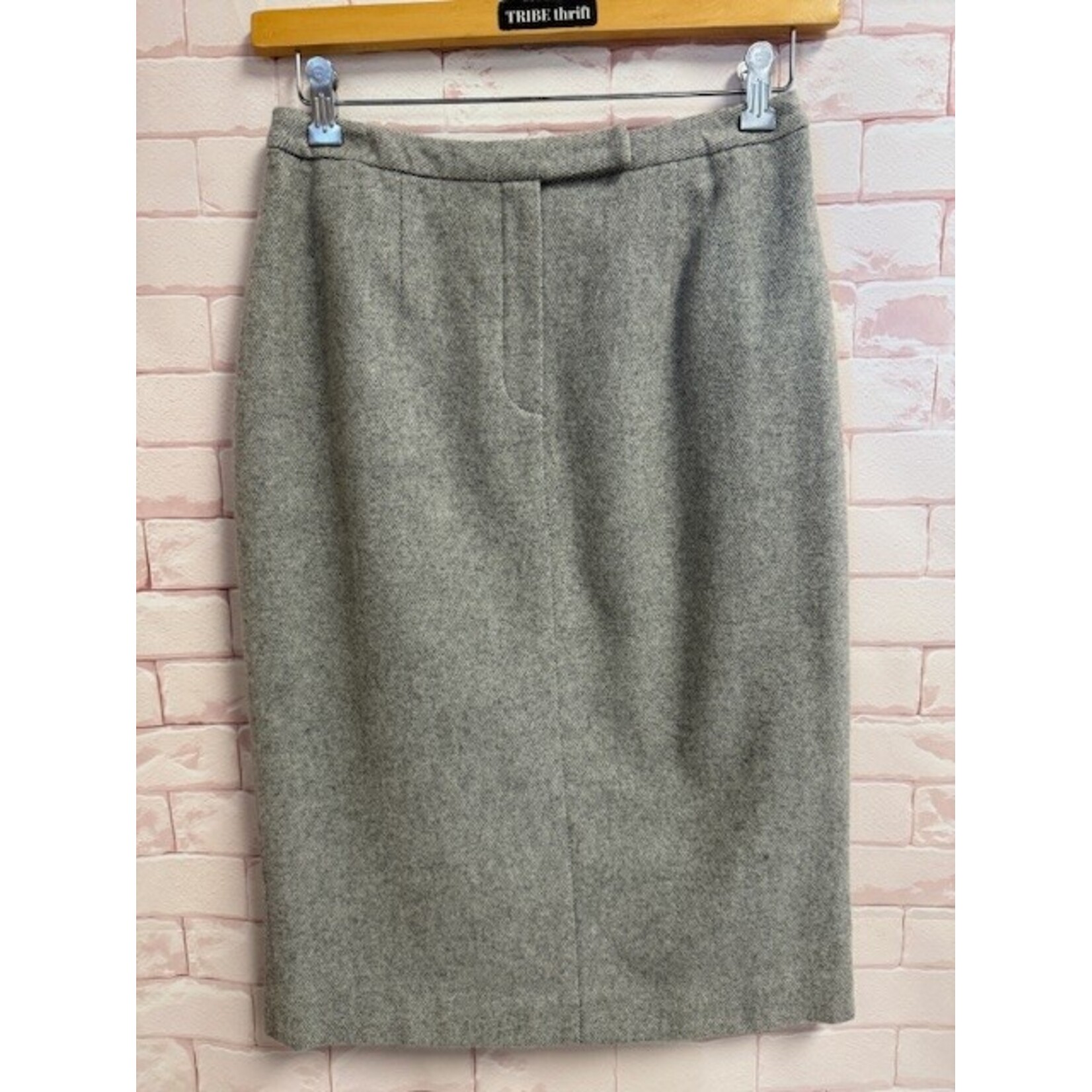 Ralph Lauren, Vintage, Gray, Skirt, 8, NWT