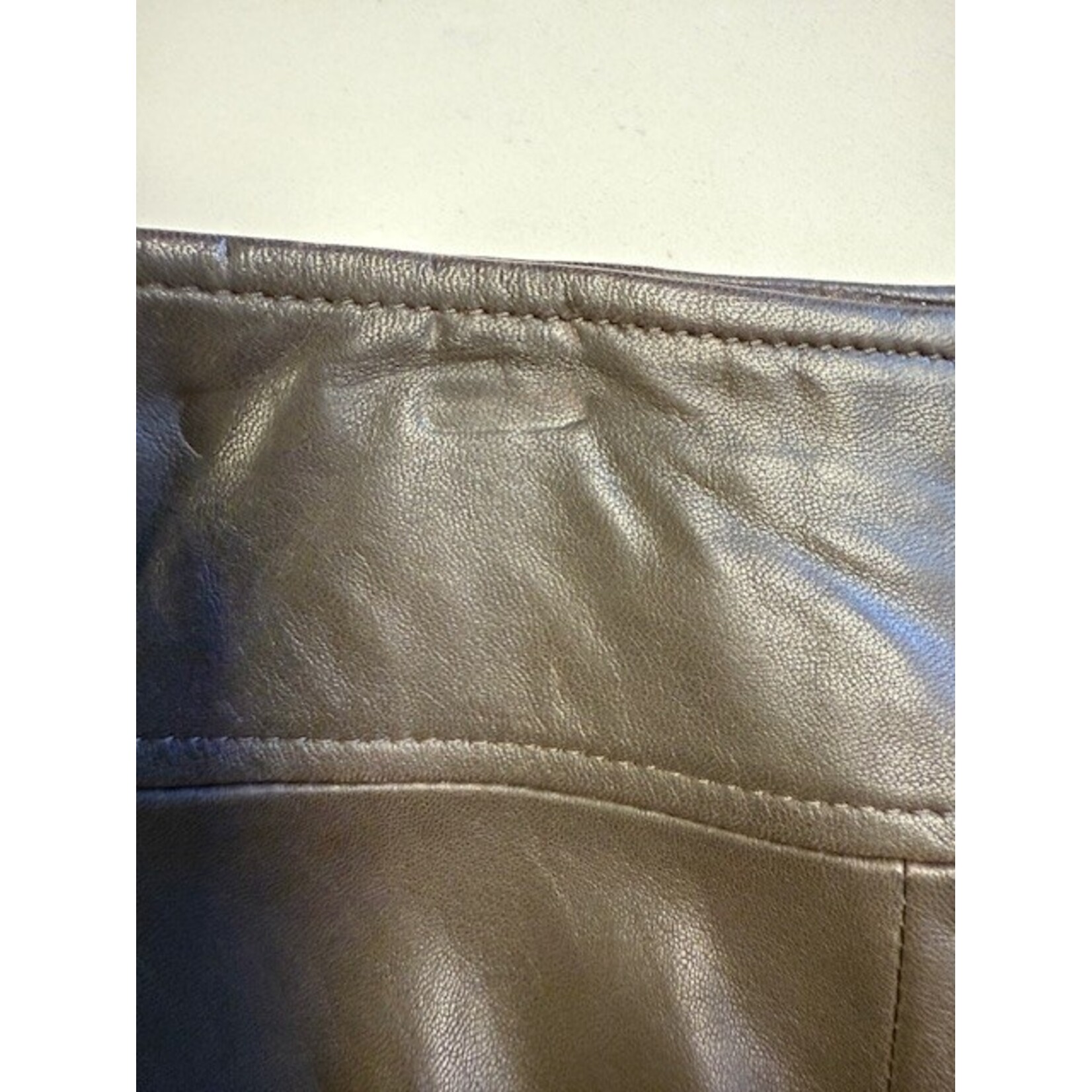 Brooks Brothers, Vintage, Brown, Leather, Skirt, NWT, 8