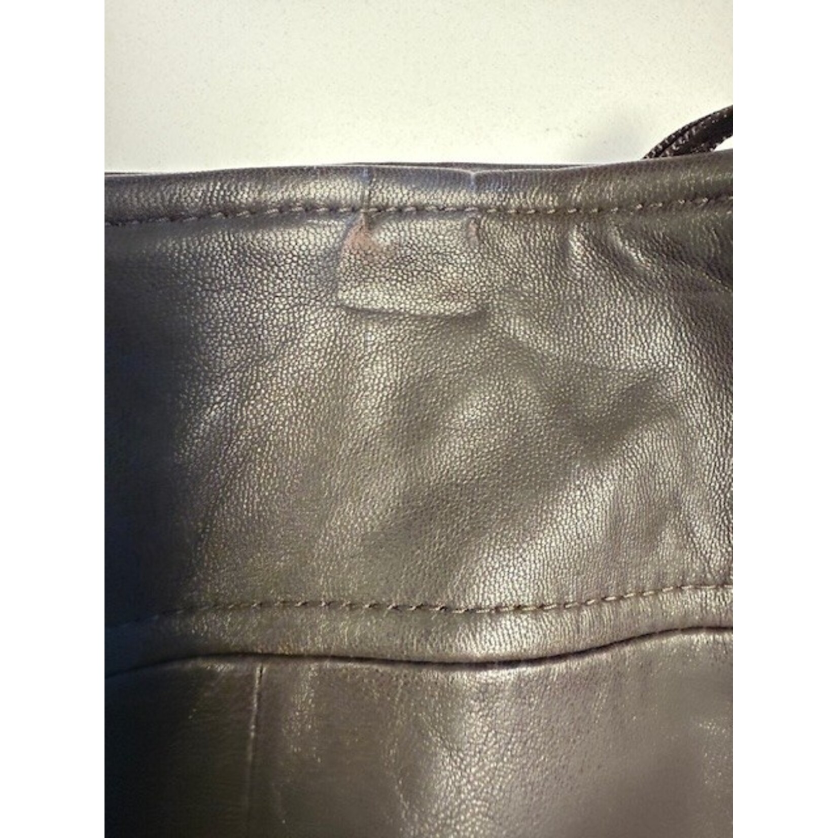 Brooks Brothers, Vintage, Brown, Leather, Skirt, NWT, 8