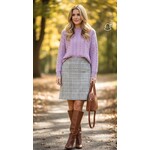Ann Taylor, Pink, Tweed, Skirt, 10