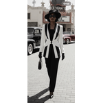 DJ Summers, White and Black,  14, Jacket, VINTAGE