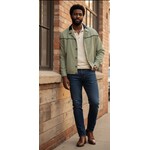 Chogogo Vintage Chogogo Vintage, 1950/60's, Sage Green, Bomber Jacket, 46"Chest