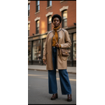 Kriegsman Furs, Brown, Leather, Fur Detachable Vest, M/L, VINTAGE