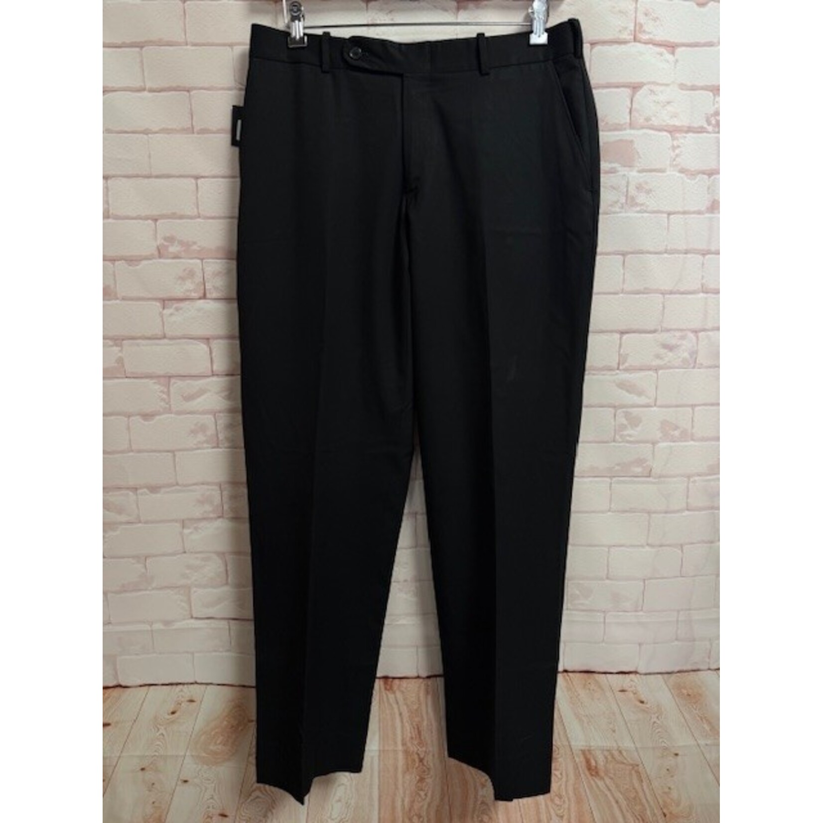 Tom James, Executive Collection, Black, Pants, 34/32