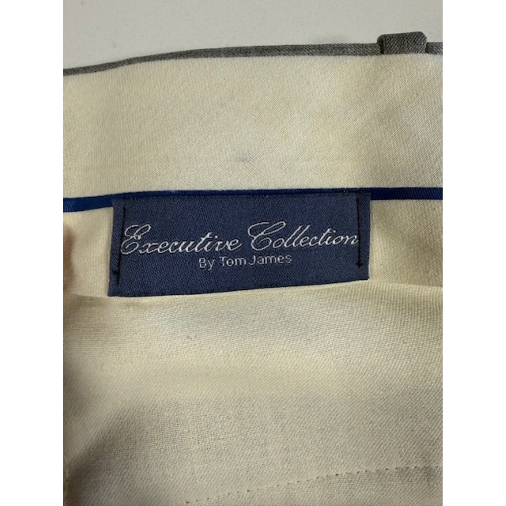 Tom James, Executive, Collection, Grey, Pants, 33/32