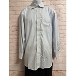 Cremieux, White, Blue, LS, BU, Men's, Large