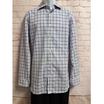 Banana Republic, White, Purple, LS, BU, Men's, Large