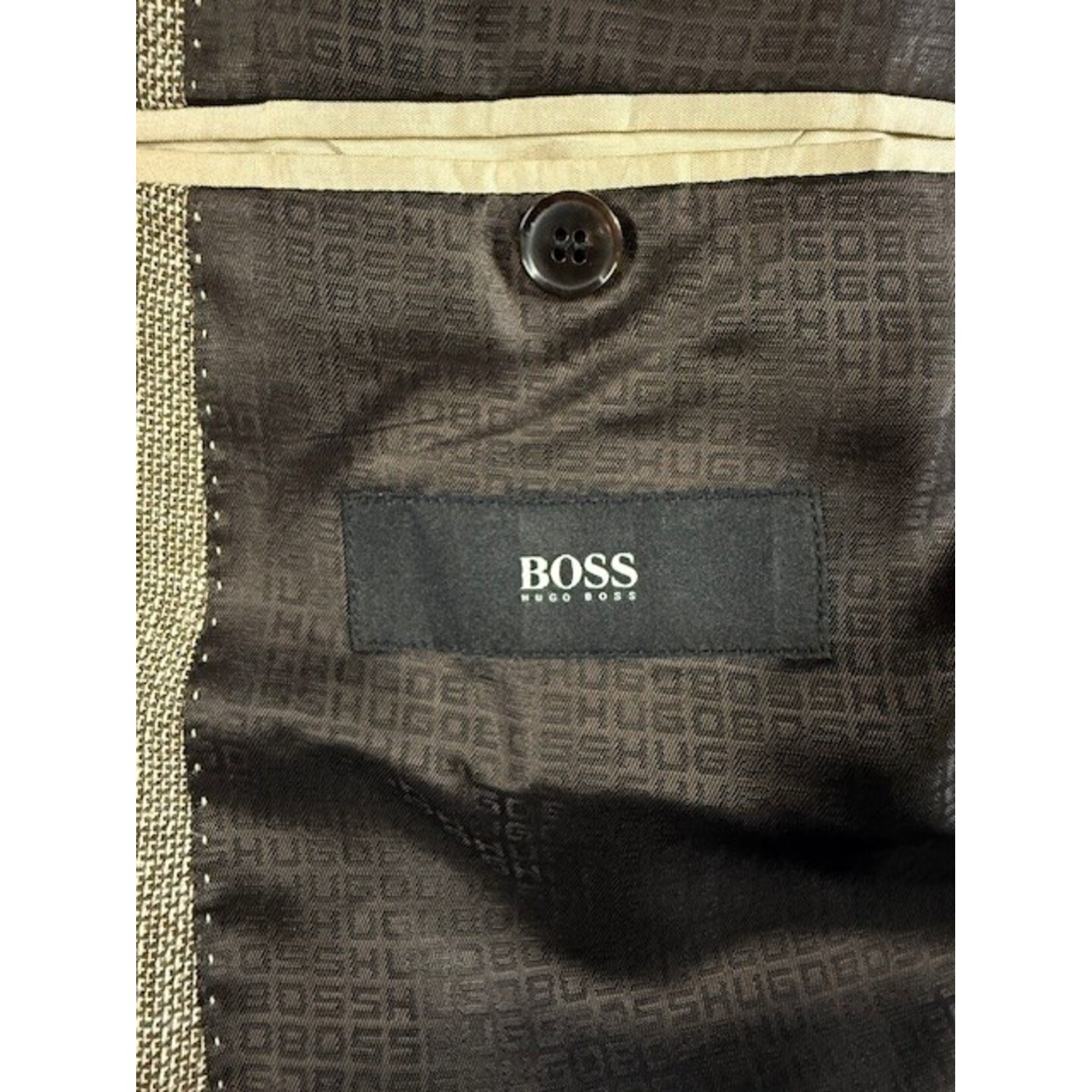 Hugo Boss, Brown, Blazer, Men's, 44R