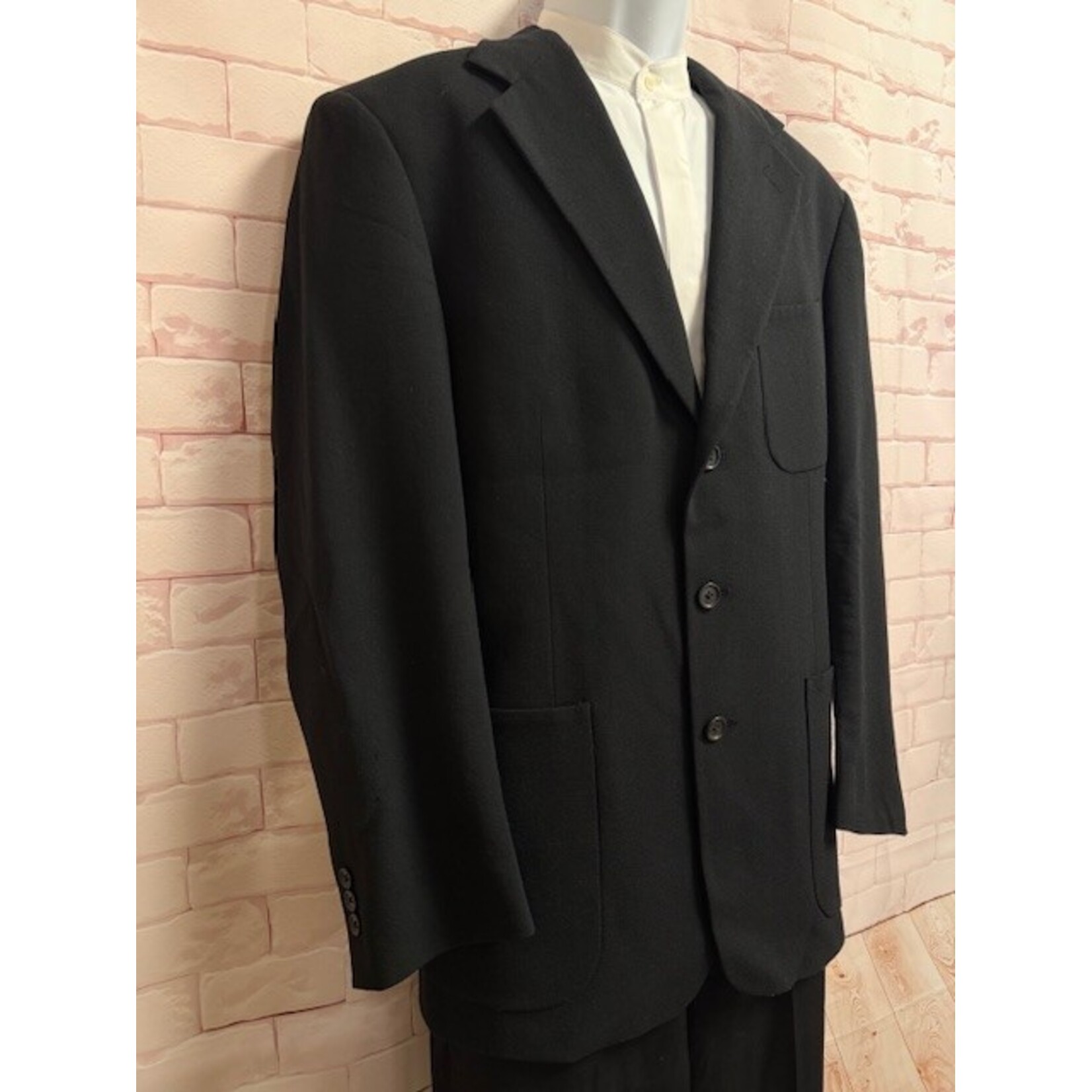 Talia Uomo, Black, Blazer, Men's, 44R