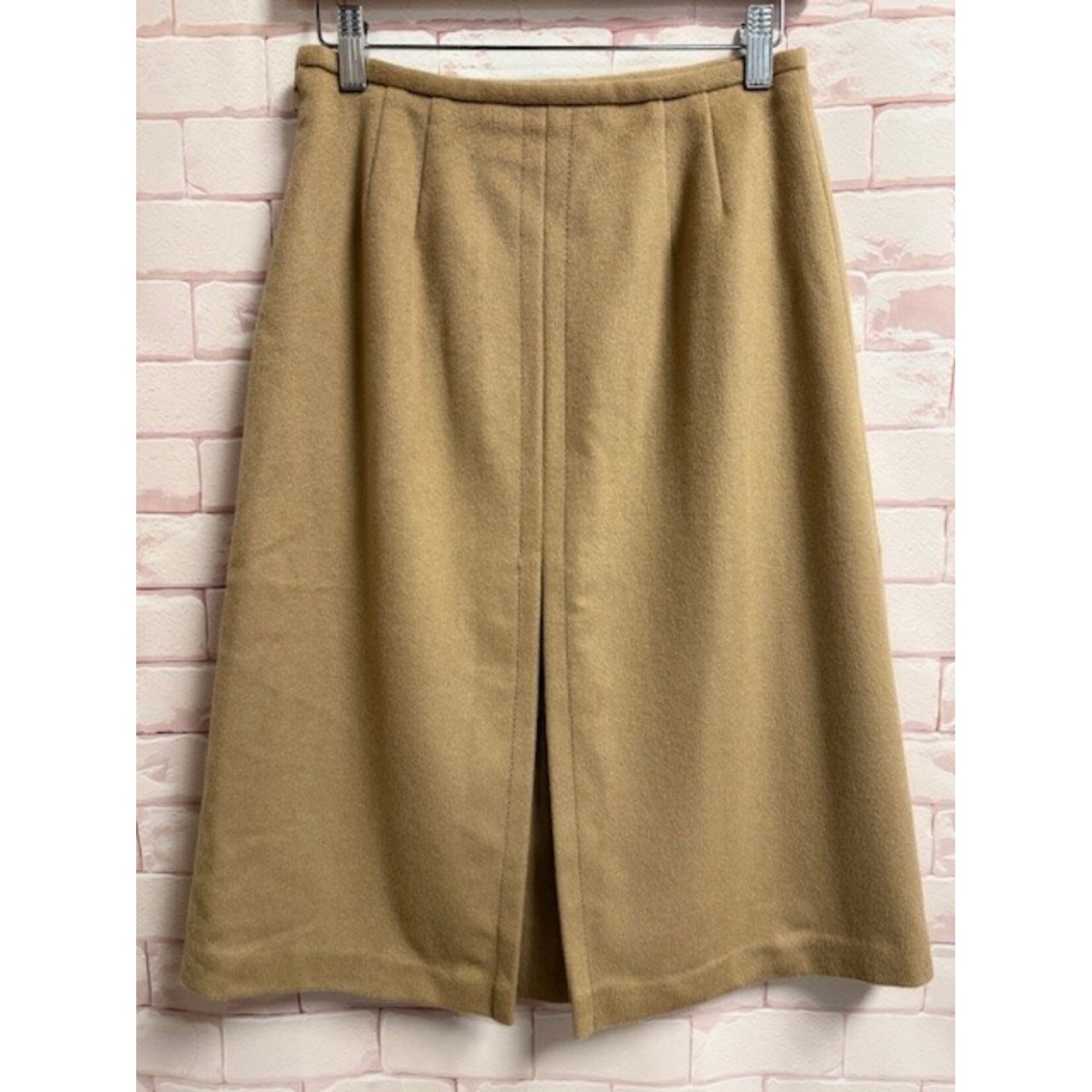 Ann Taylor, Camel, Wool, A-Line, Skirt, 0