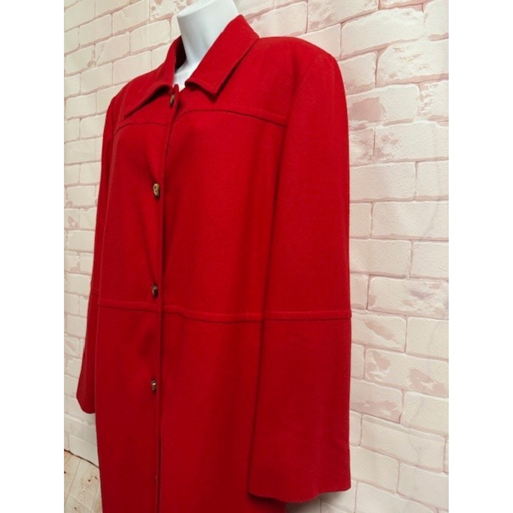 Harve Benard, Vintage, Red, Jacket, 16