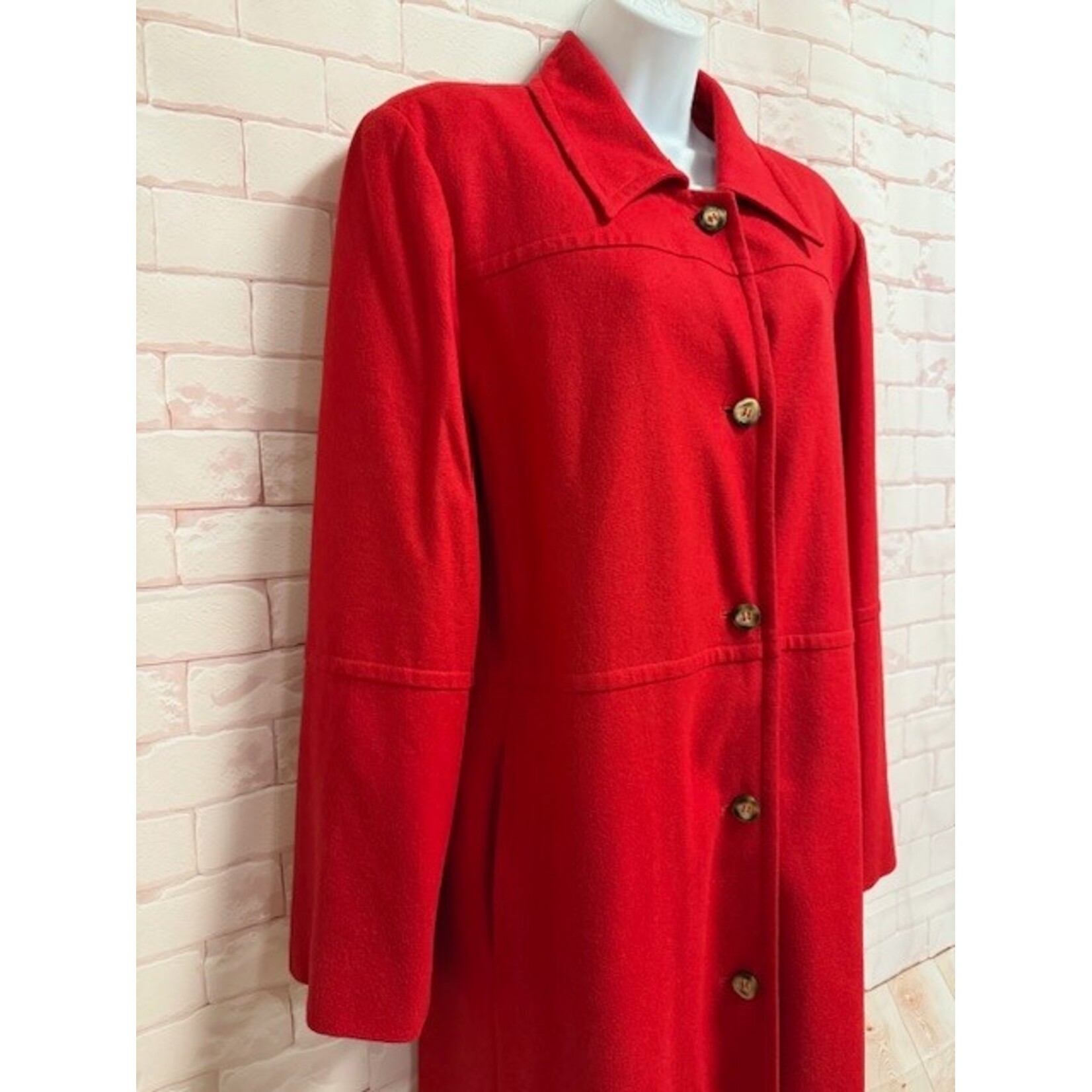 Harve Benard, Vintage, Red, Jacket, 16