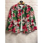 Evan Piccone, White, Pink, Green, Blazer, Size 6