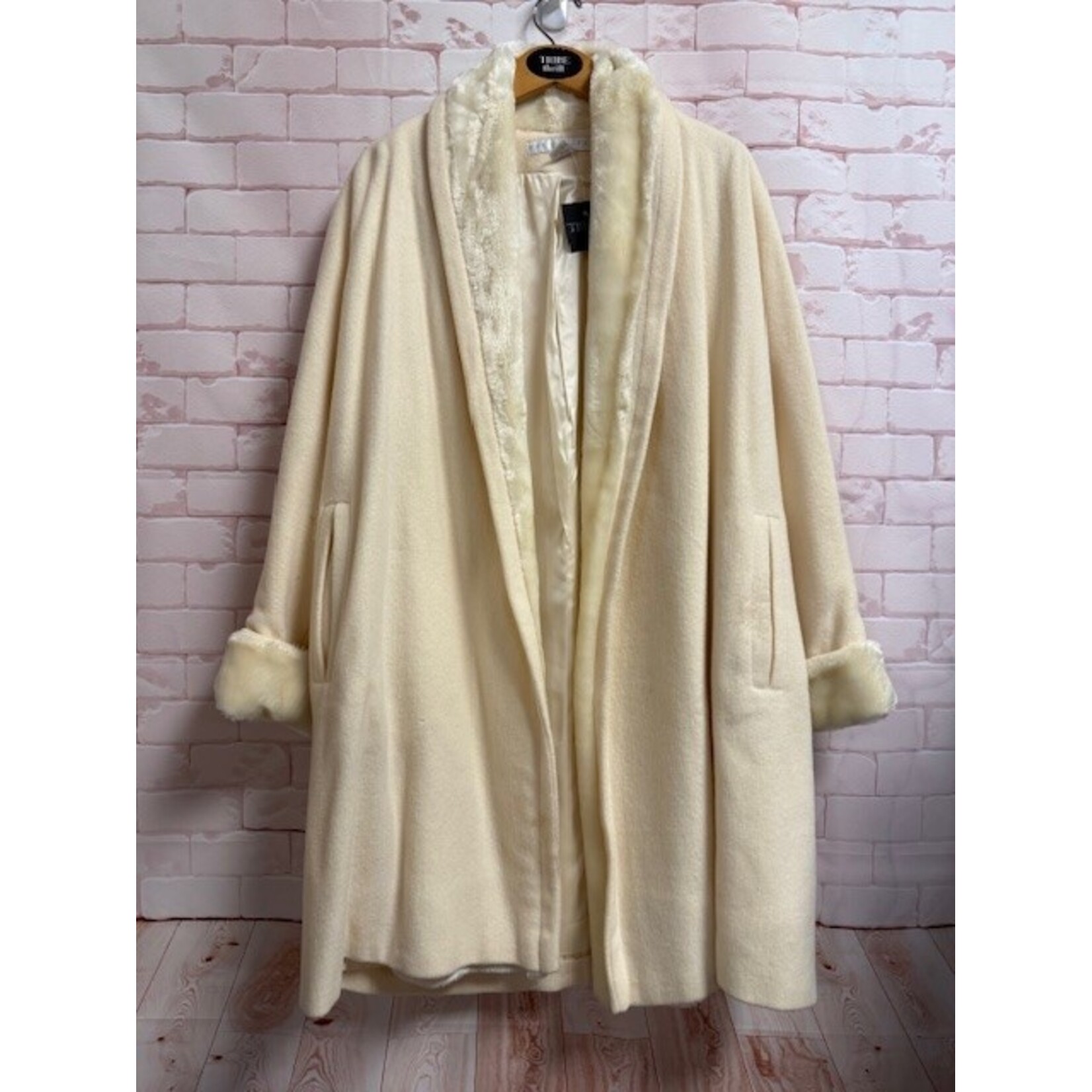 The Limited, Vintage, Cream, Coat, M