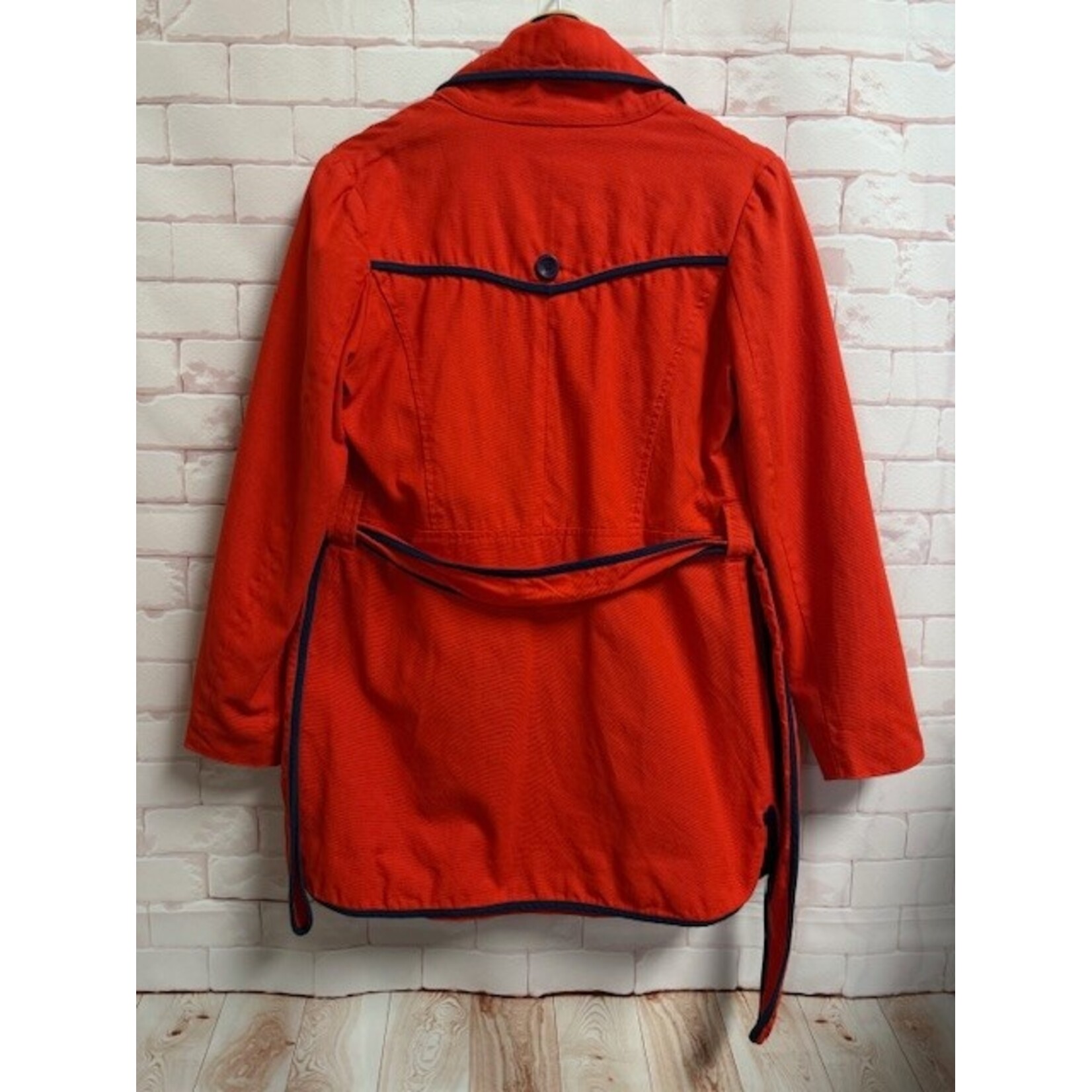 Southern Frock, Red, Navy, Jacket, Small