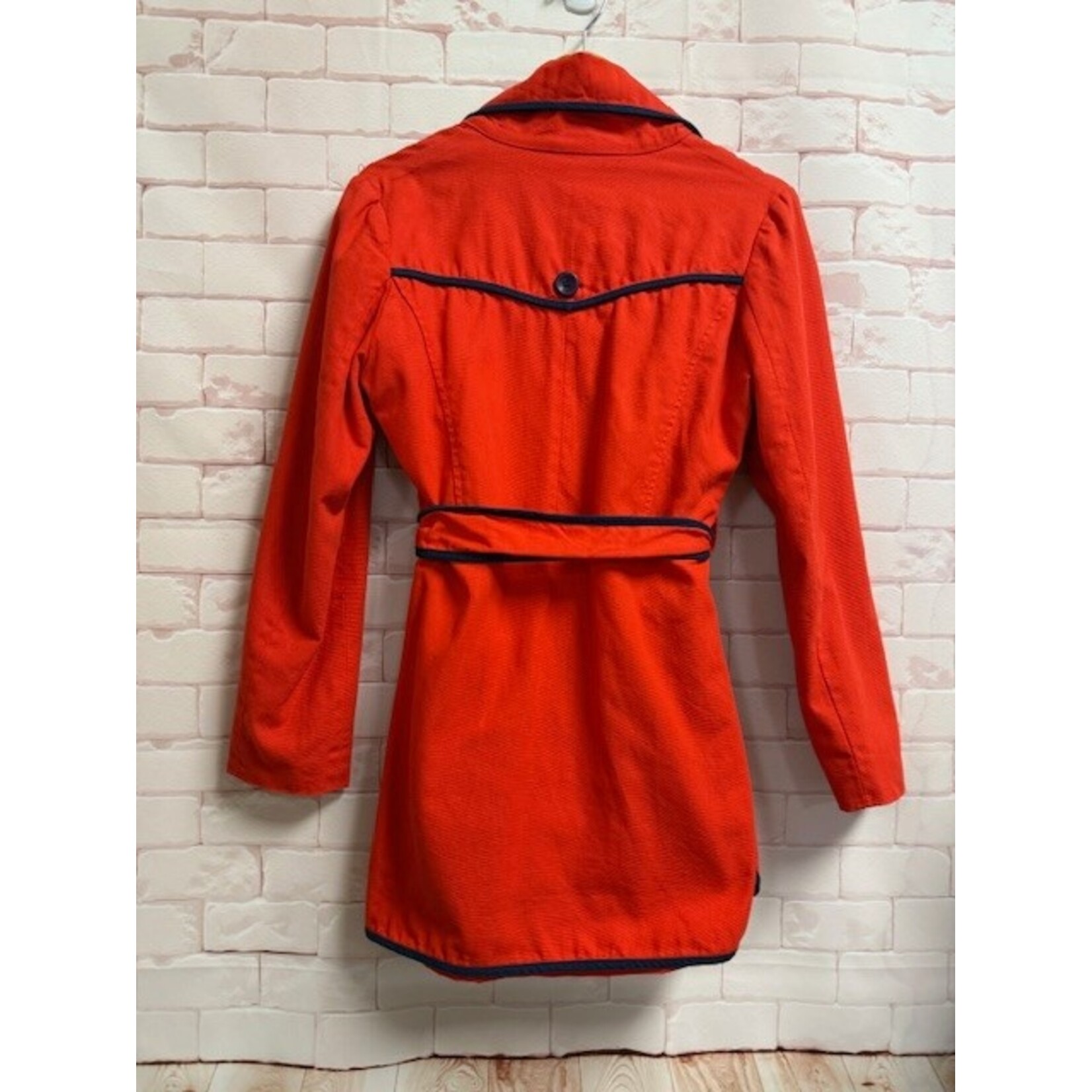 Southern Frock, Red, Navy, Jacket, Small