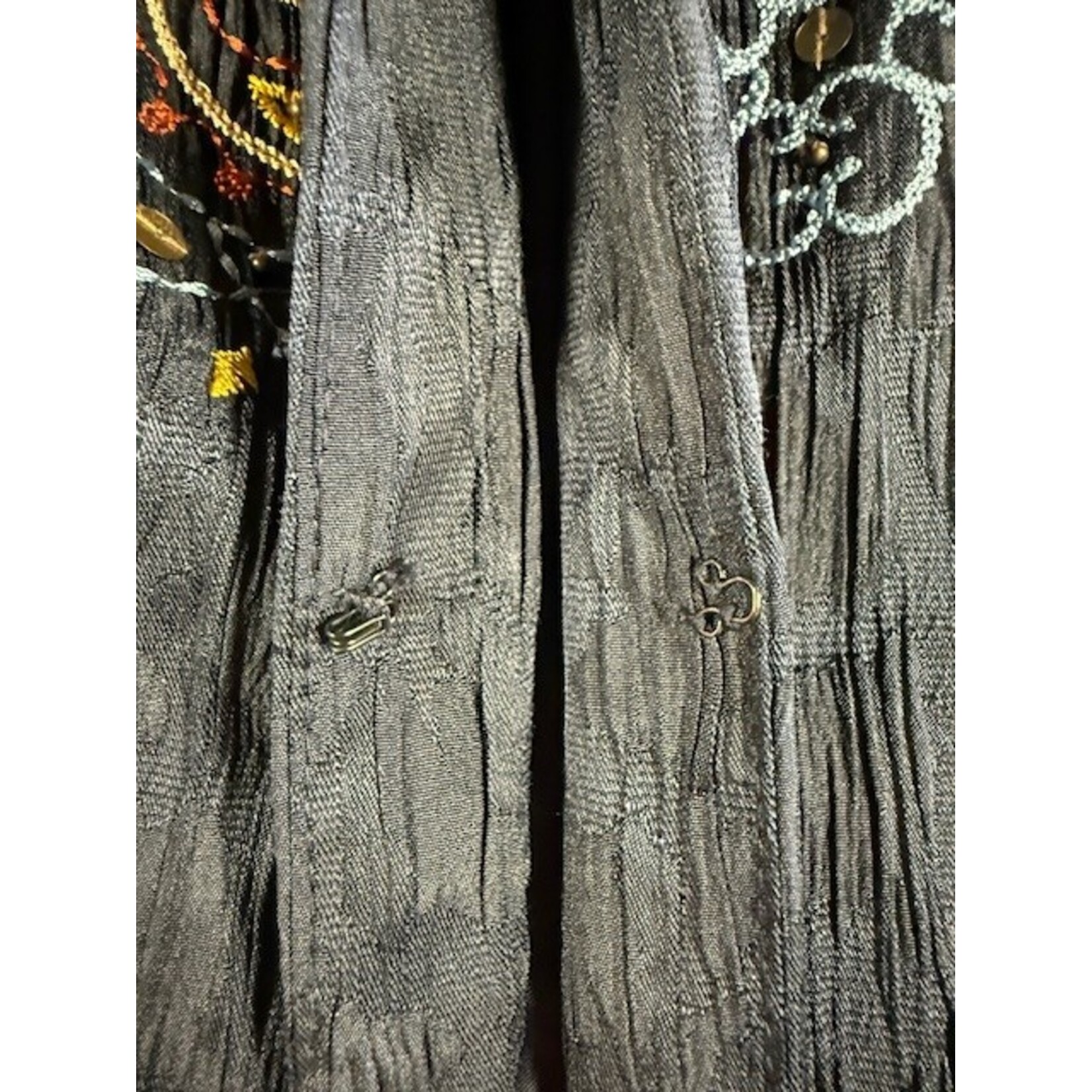 Alfred Dunner, Navy, Embroidered, Jacket, M