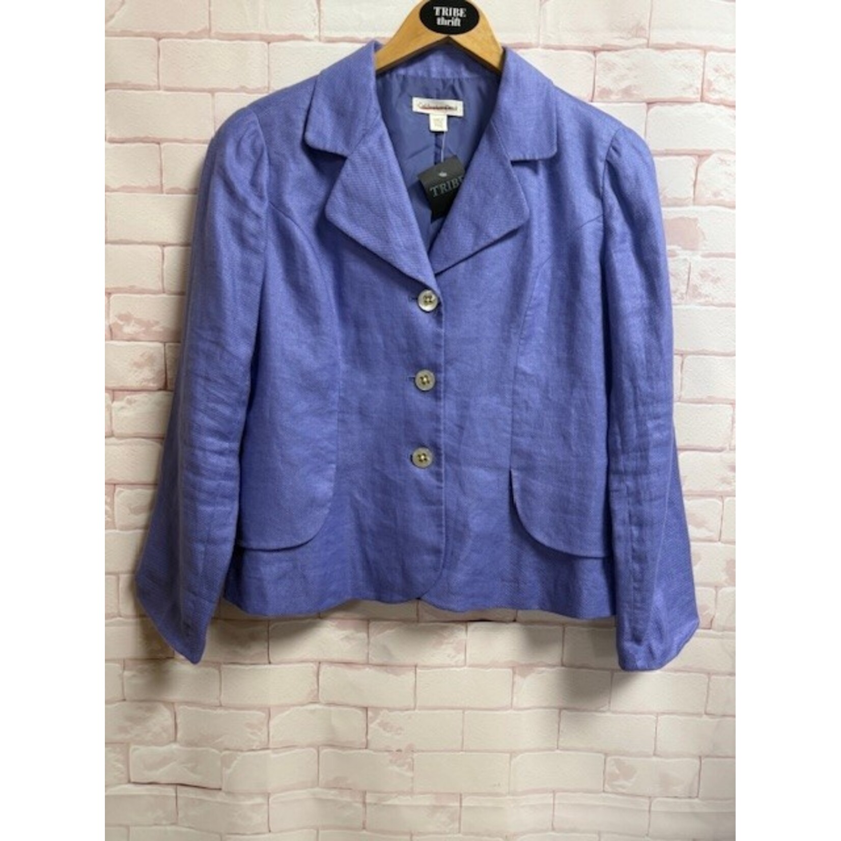 Coldwater Creek, Purple, Jacket, 10