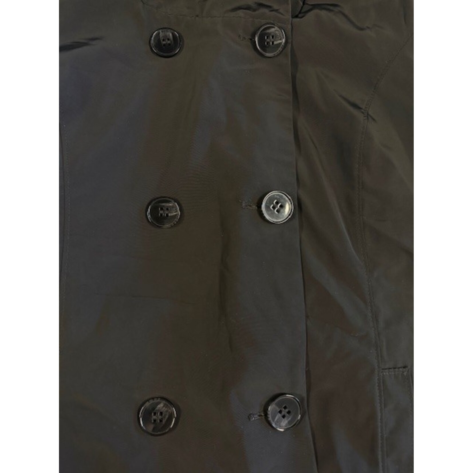 Unlabeled, Reversible, Black, Leopard, Raincoat, 1X