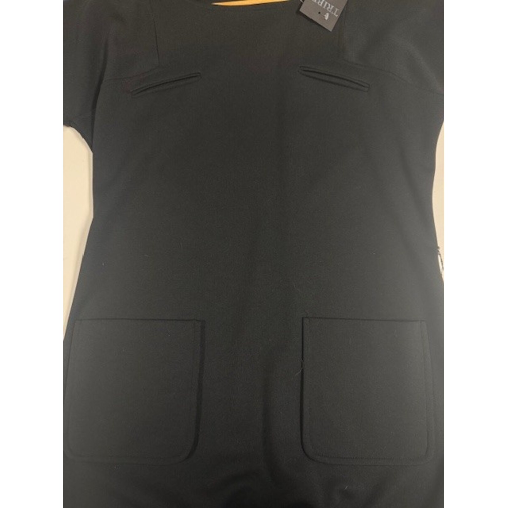 Verona, Vintage, Black, Dress, 12