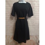 Verona, Vintage, Black, Dress, 12