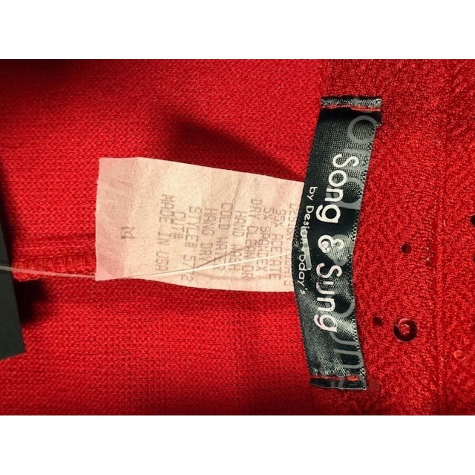 Song & Sung, Vintage, Red, Jacket, M