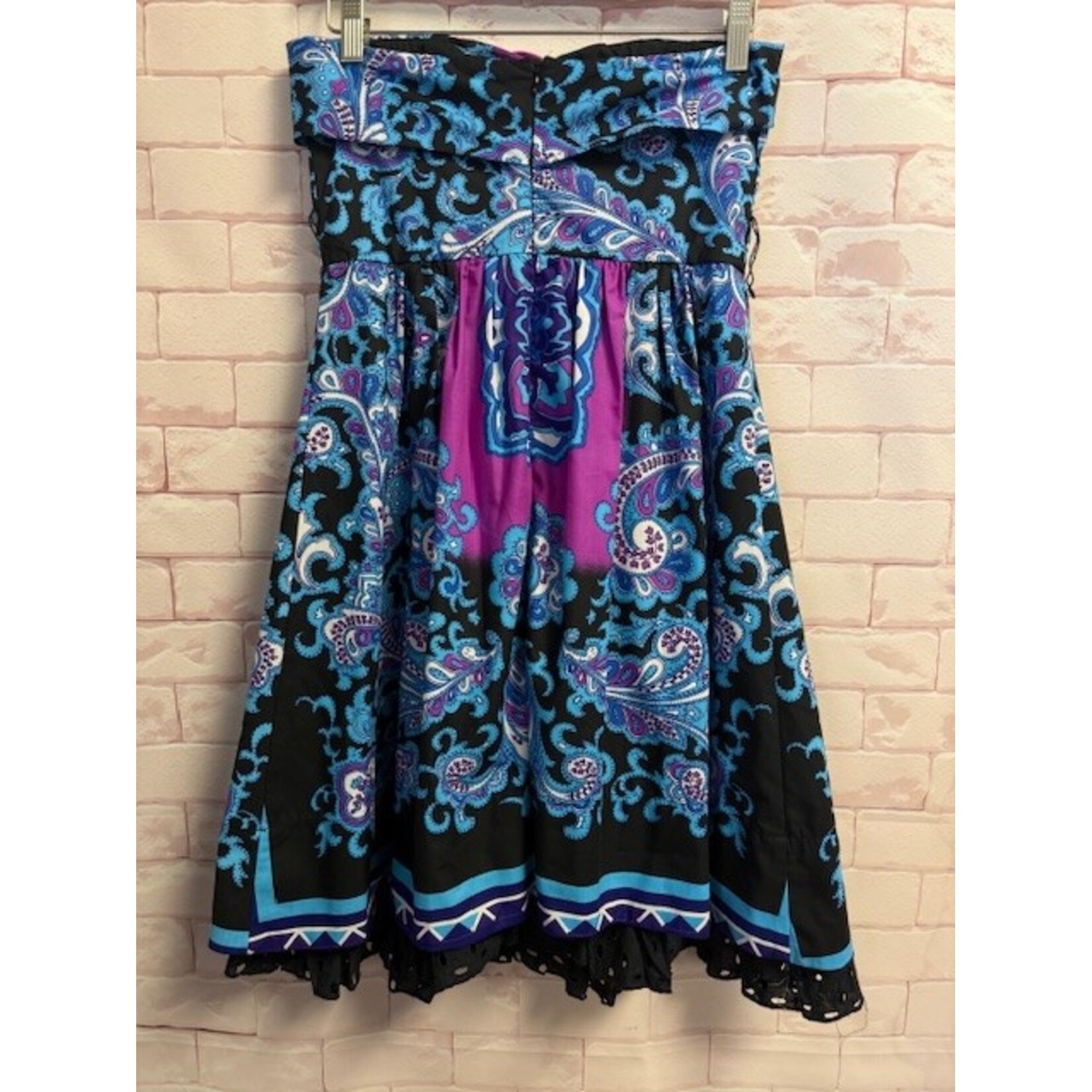 Rubber Ducky, Blue, Purple, Black, Dress, S