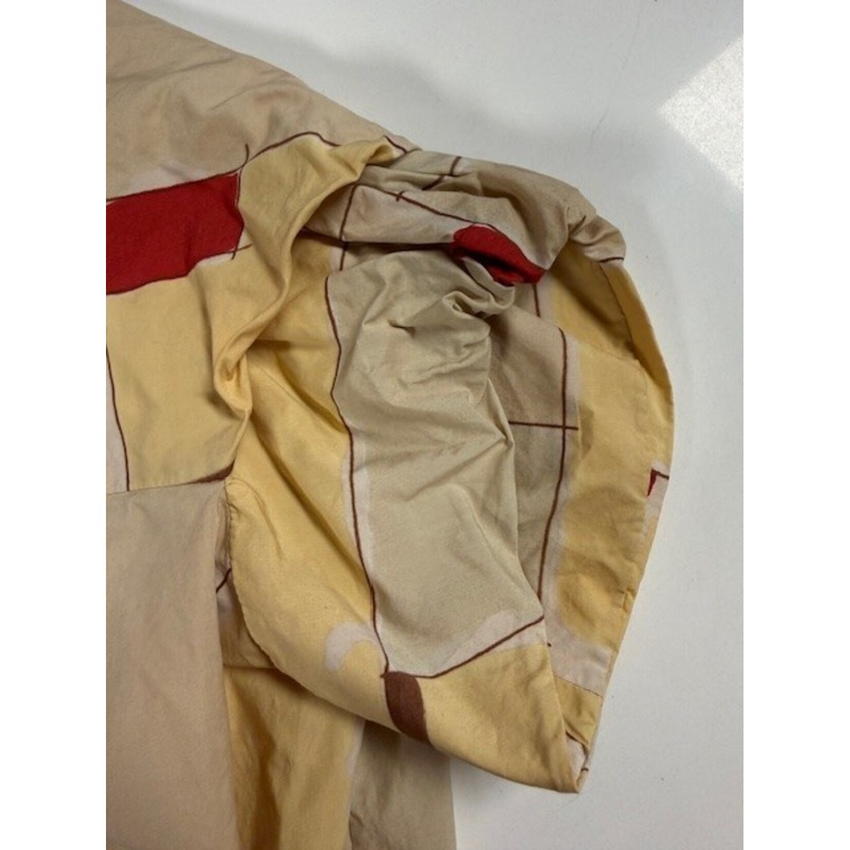 Marni, Tan, Yellow, Red, Short Sleeve, Top, MSRP $695, M