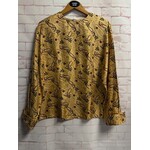 YL Collection, Vintage, Tan, Horse, Long Sleeve, Top, 10