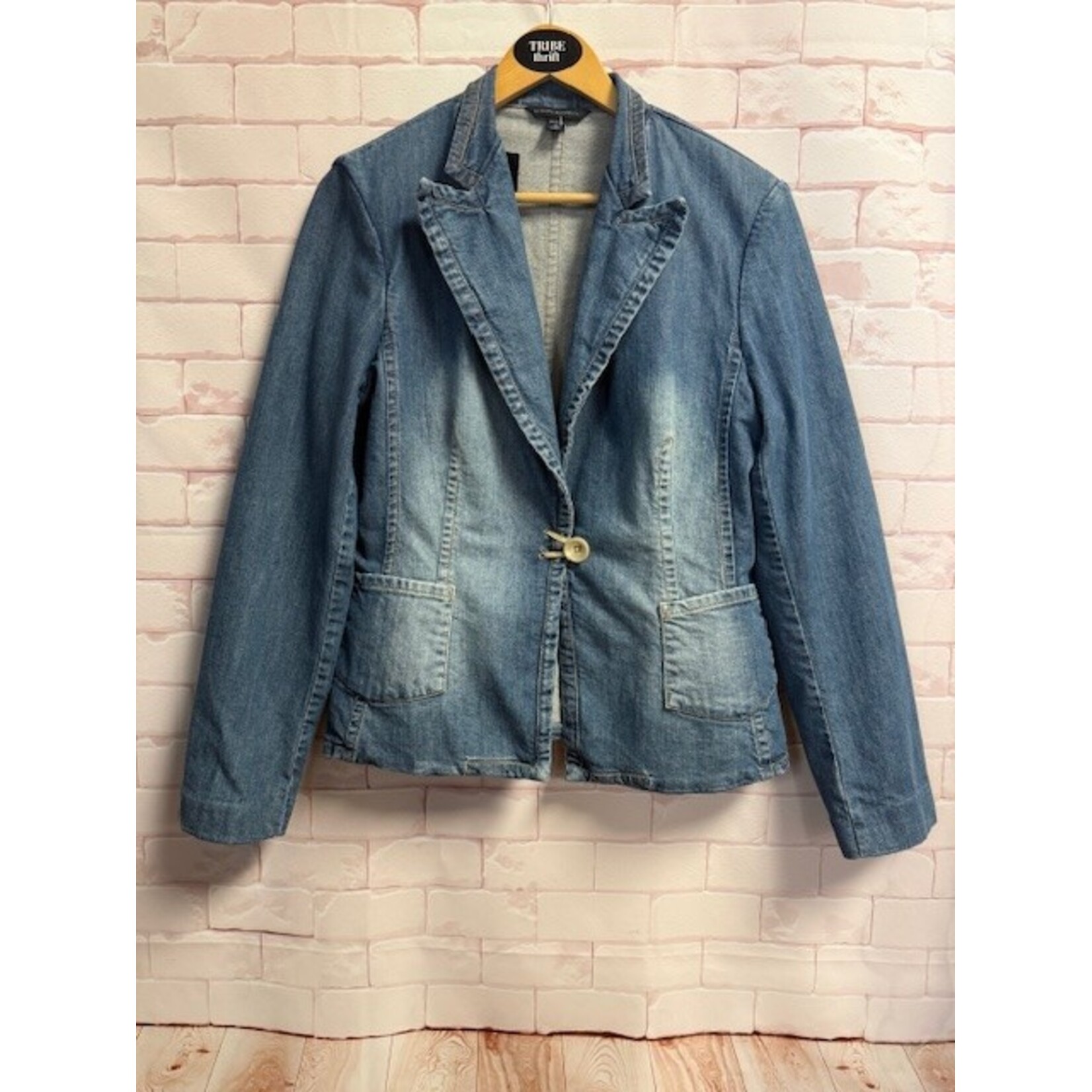 Banana Republic, Denim, Blazer, 12