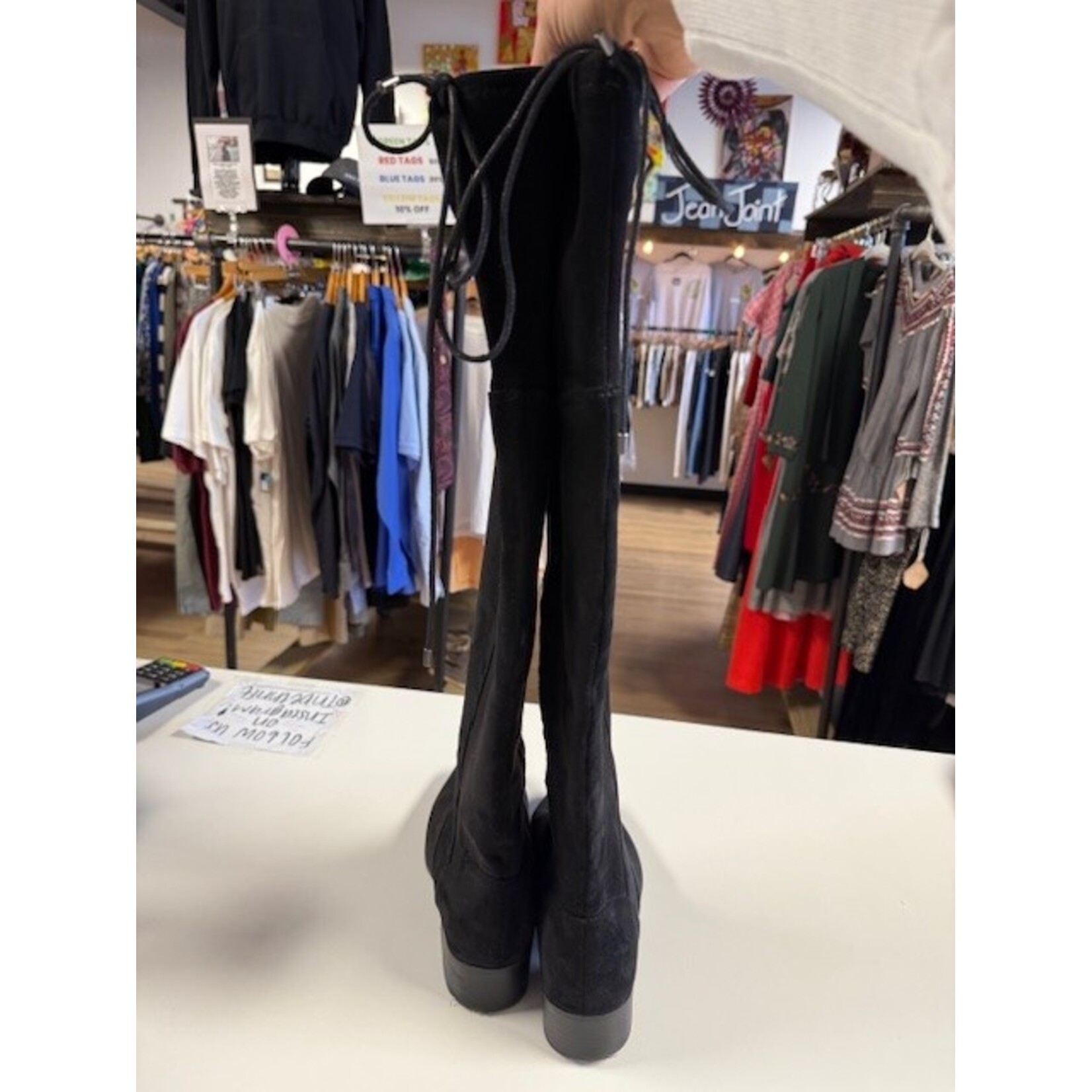 Crown & Ivy, Black, Boots, 11