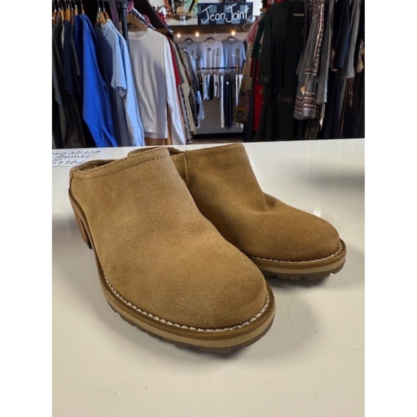 L.L. Bean, Camel, Suede, Mule, 6, NWOT